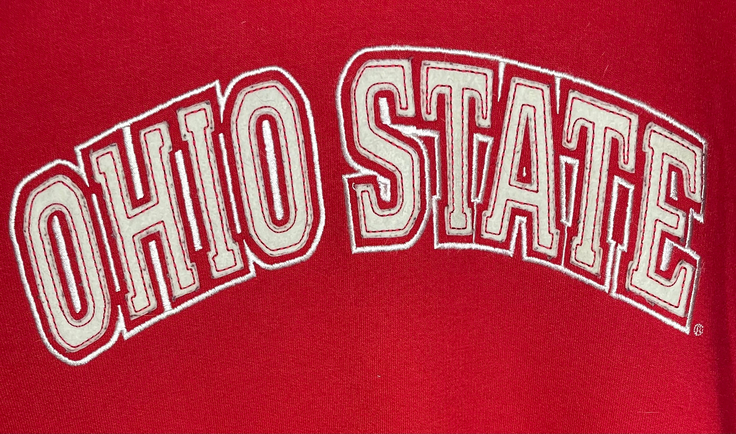 ESPN Vintage Hoodie Ohio State Rot Größe L