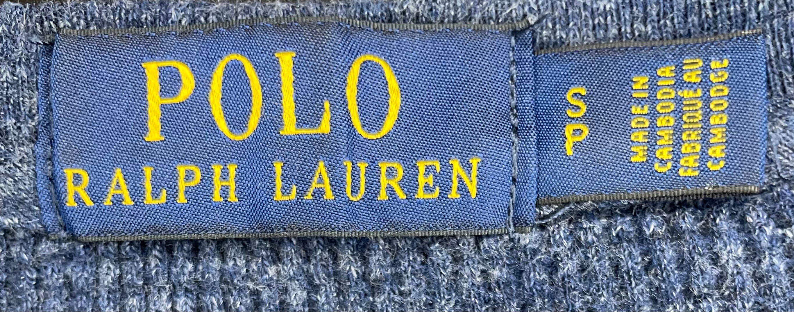 Ralph Lauren Strickpullover Blau Größe S