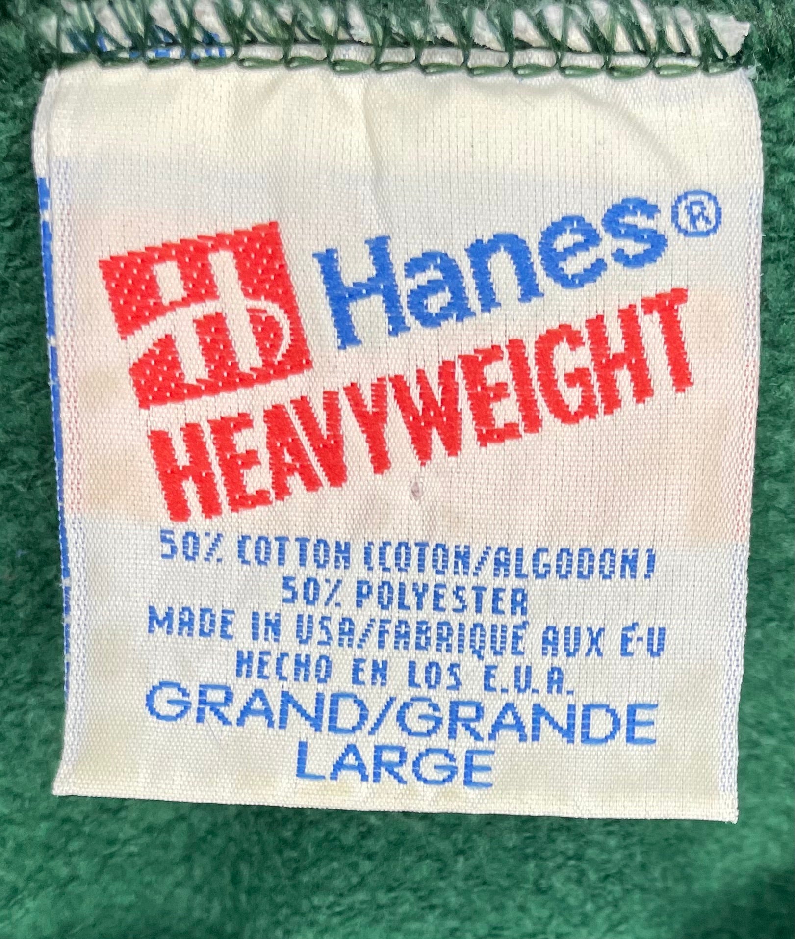 Hanes Vintage Sweater Baker Grün Größe L