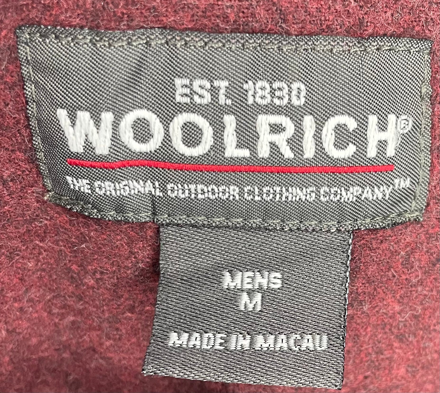 Woolrich Flanell Hemd Rot Größe M