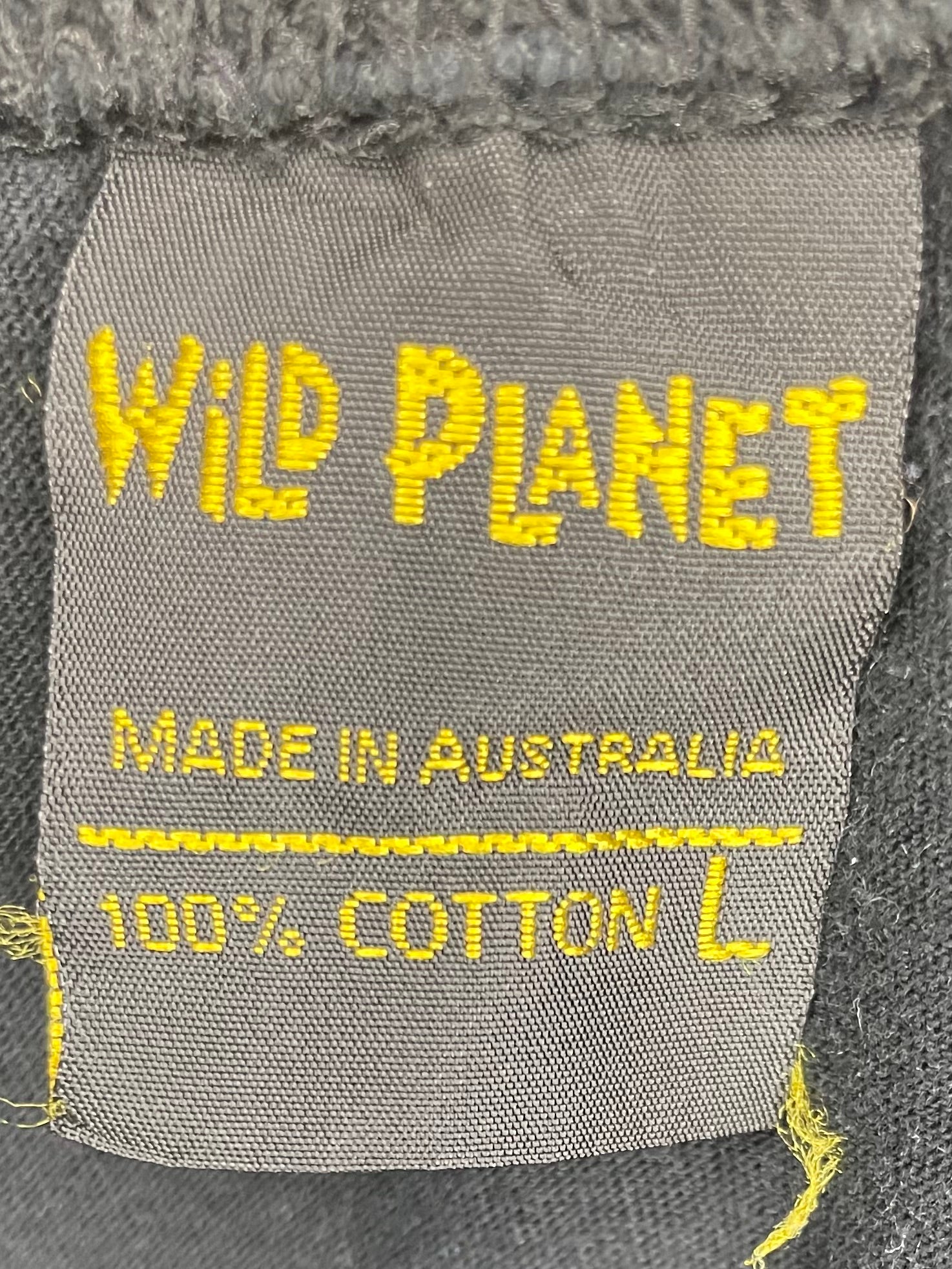 Wild Planet T-Shirt "Oh Shit" Australia Schwarz Größe L