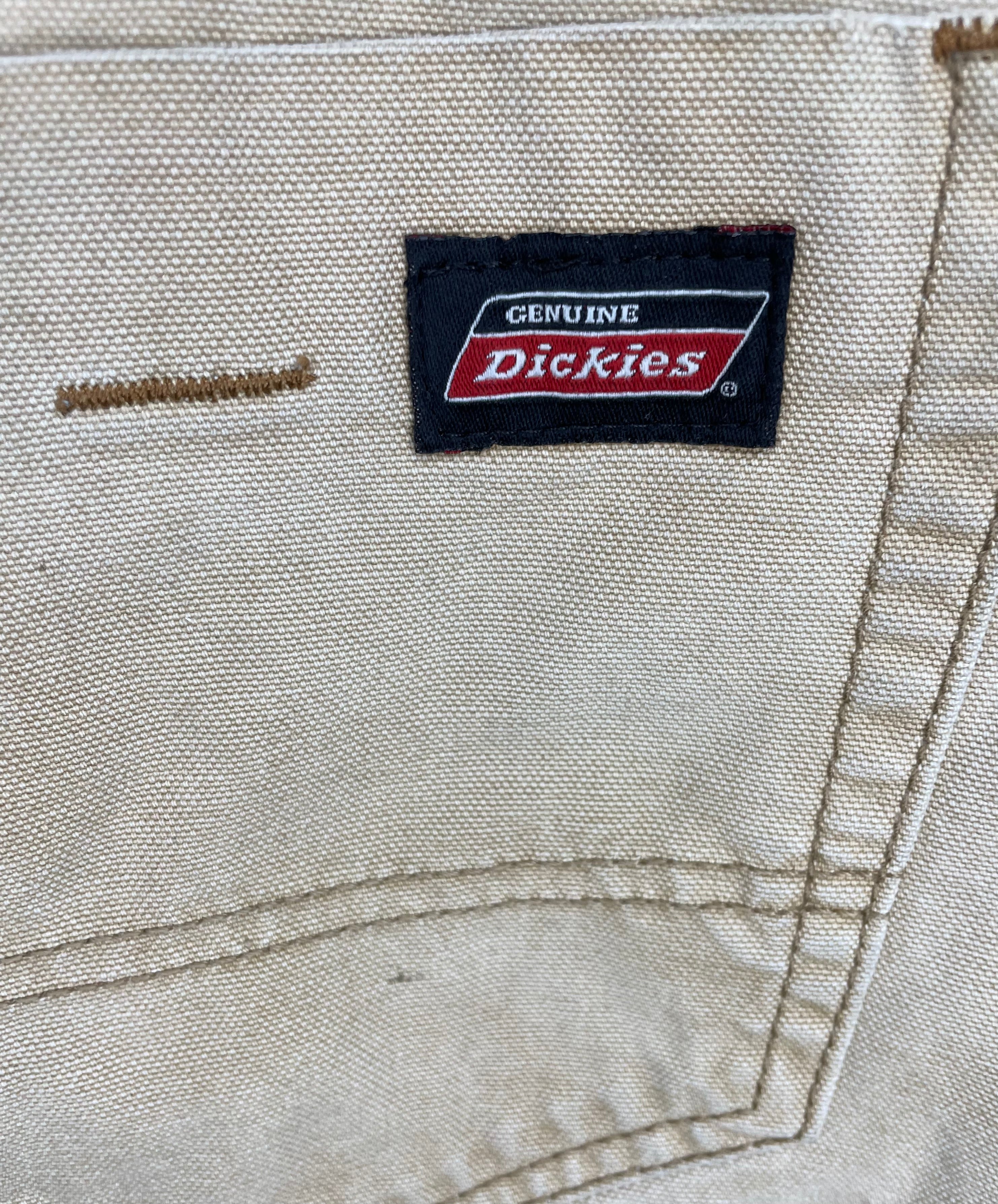 Dickies Vintage Workwear Jeans Beige Größe 36x30