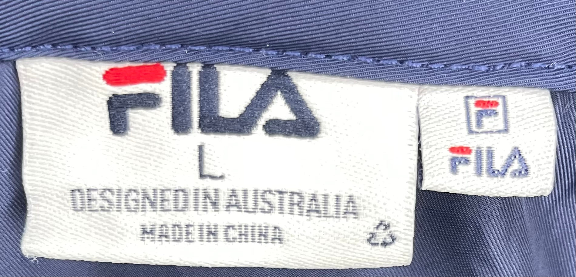 FILA Regenjacke Blau/Rot Größe L