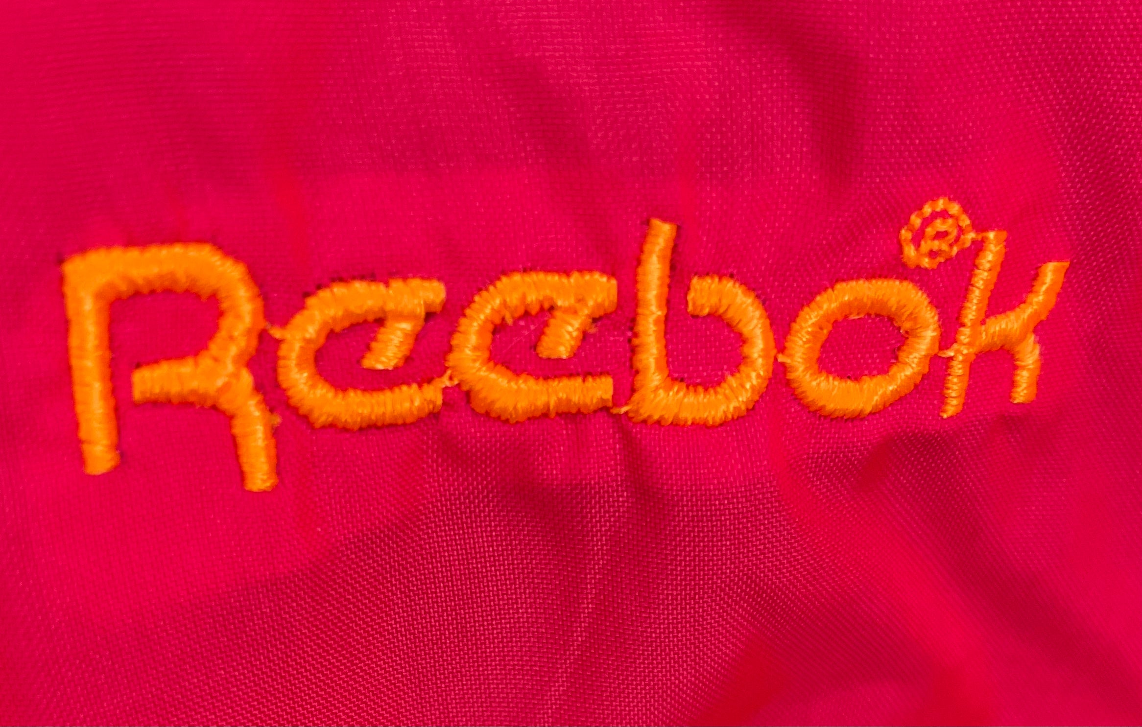 Reebok Vintage Regenjacke Neon Pink Größe XL