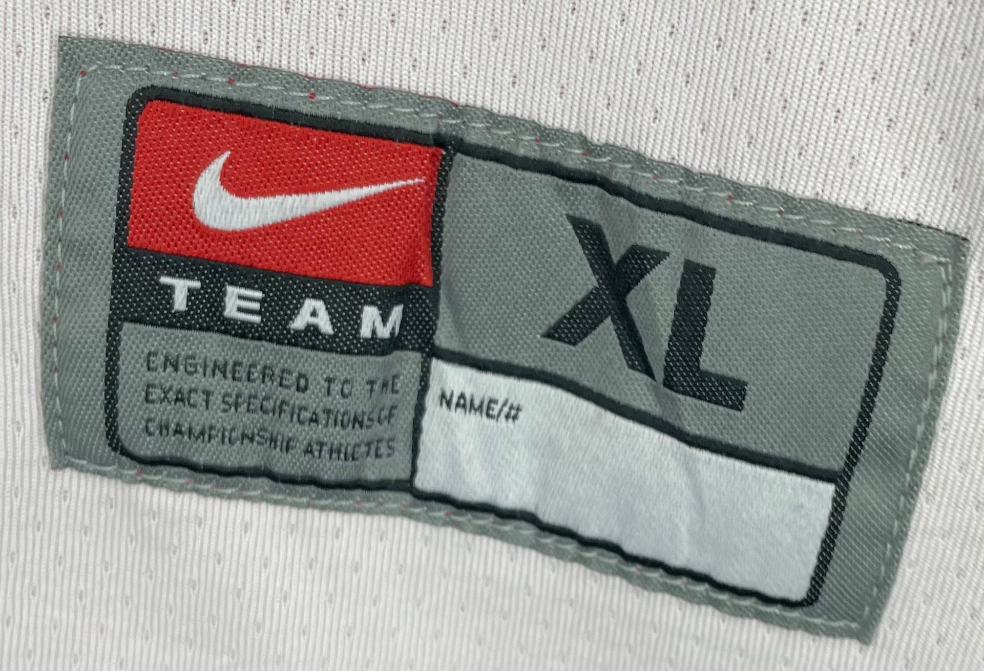 Nike Basketball Jersey Canada Rot/Weiß Größe XL