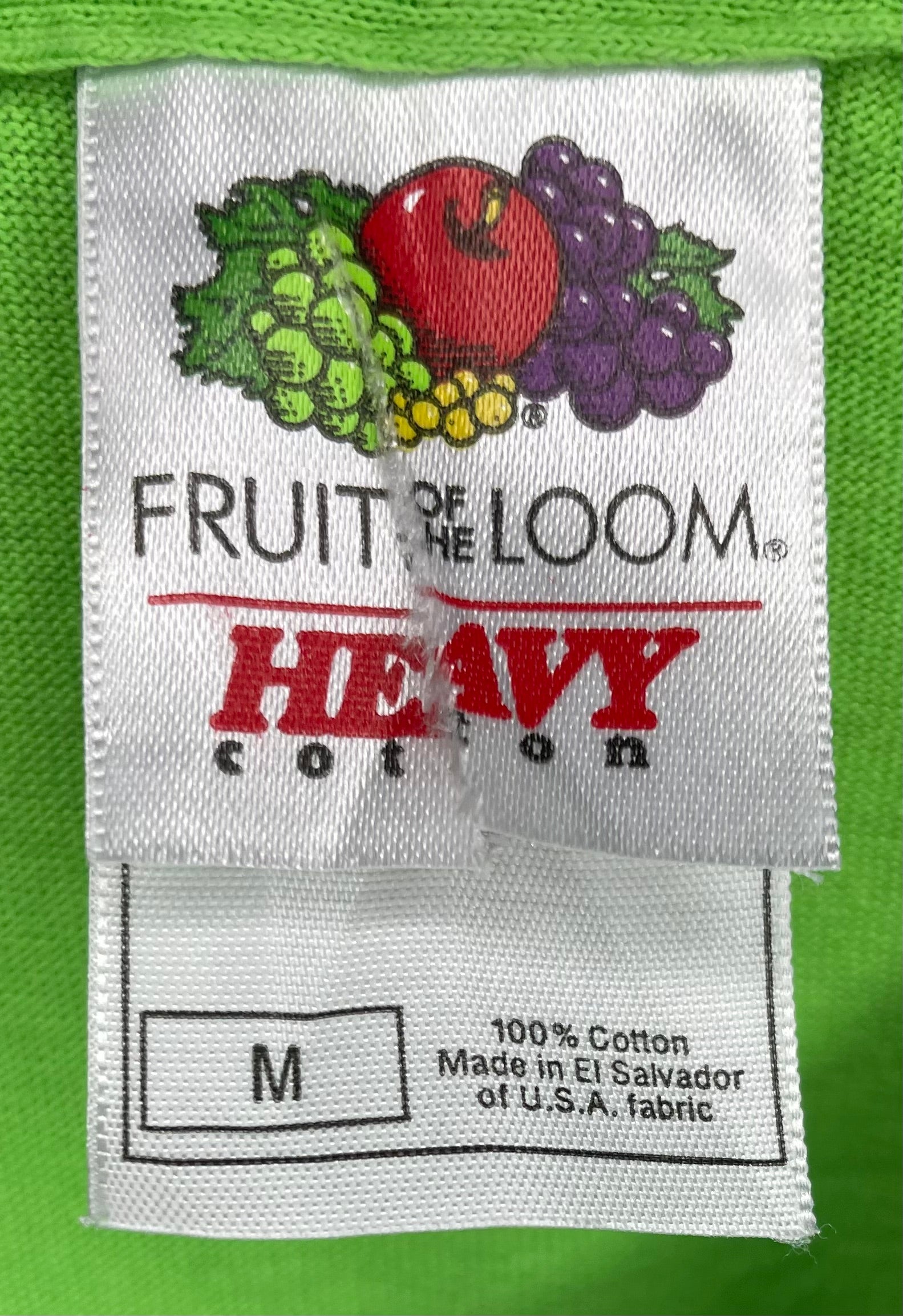 Fruit of the Loom T-Shirt I Love NY Grün Größe M