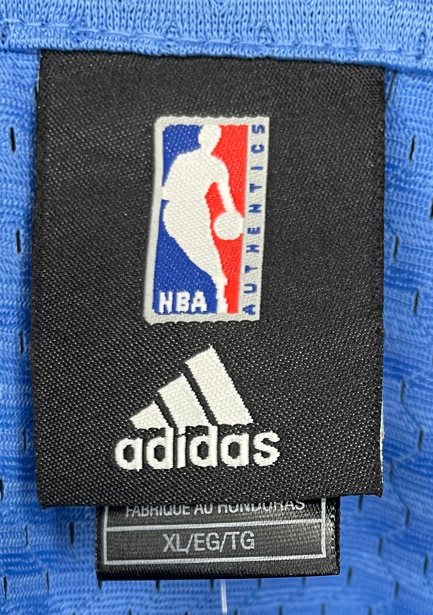 Adidas NBA Jersey Utah Jazz Deadstock #5 Carlos Boozer Hellblau Größe XL