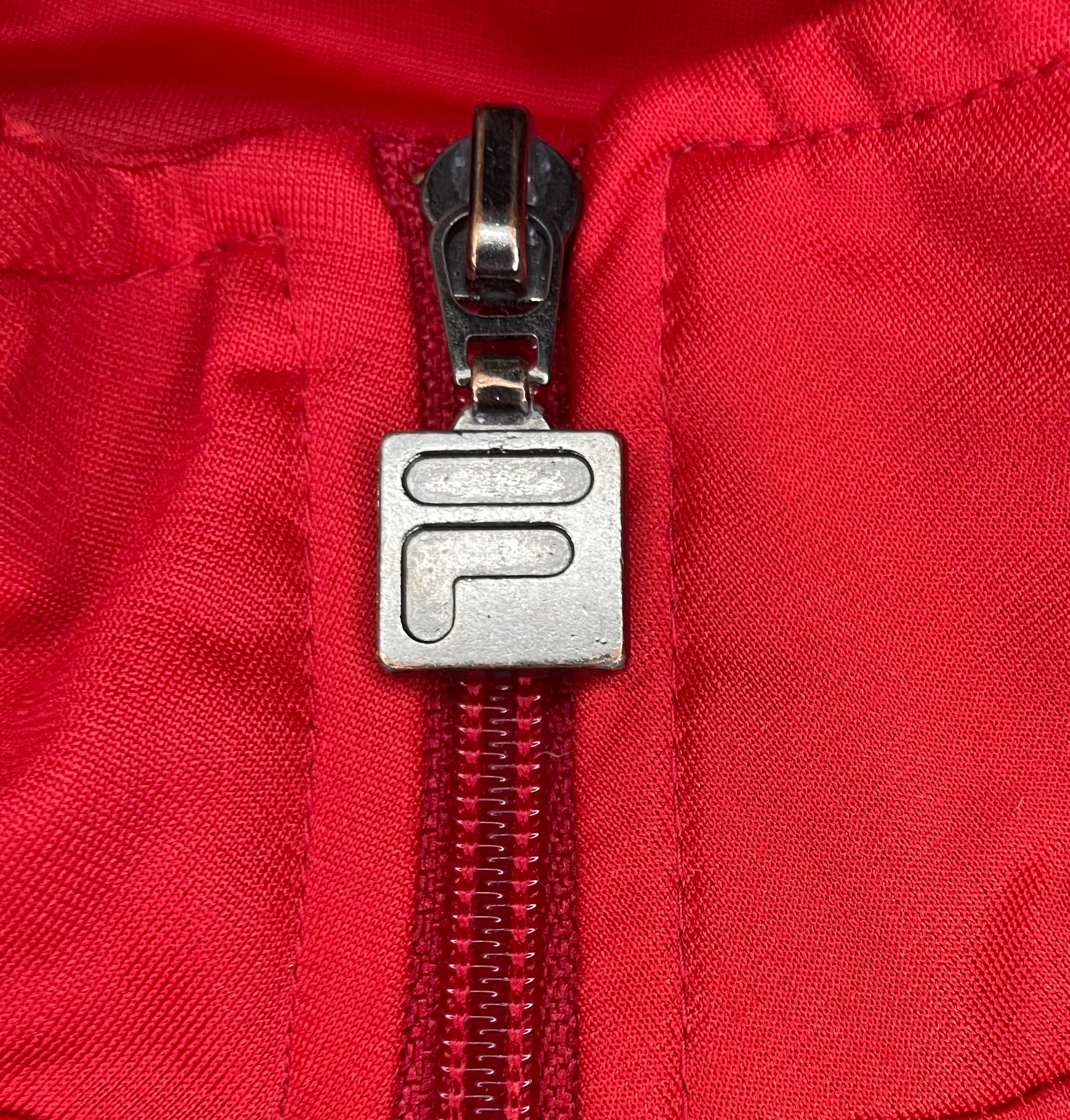 Fila Vintage Trainingsjacke Rot/Gold Größe L