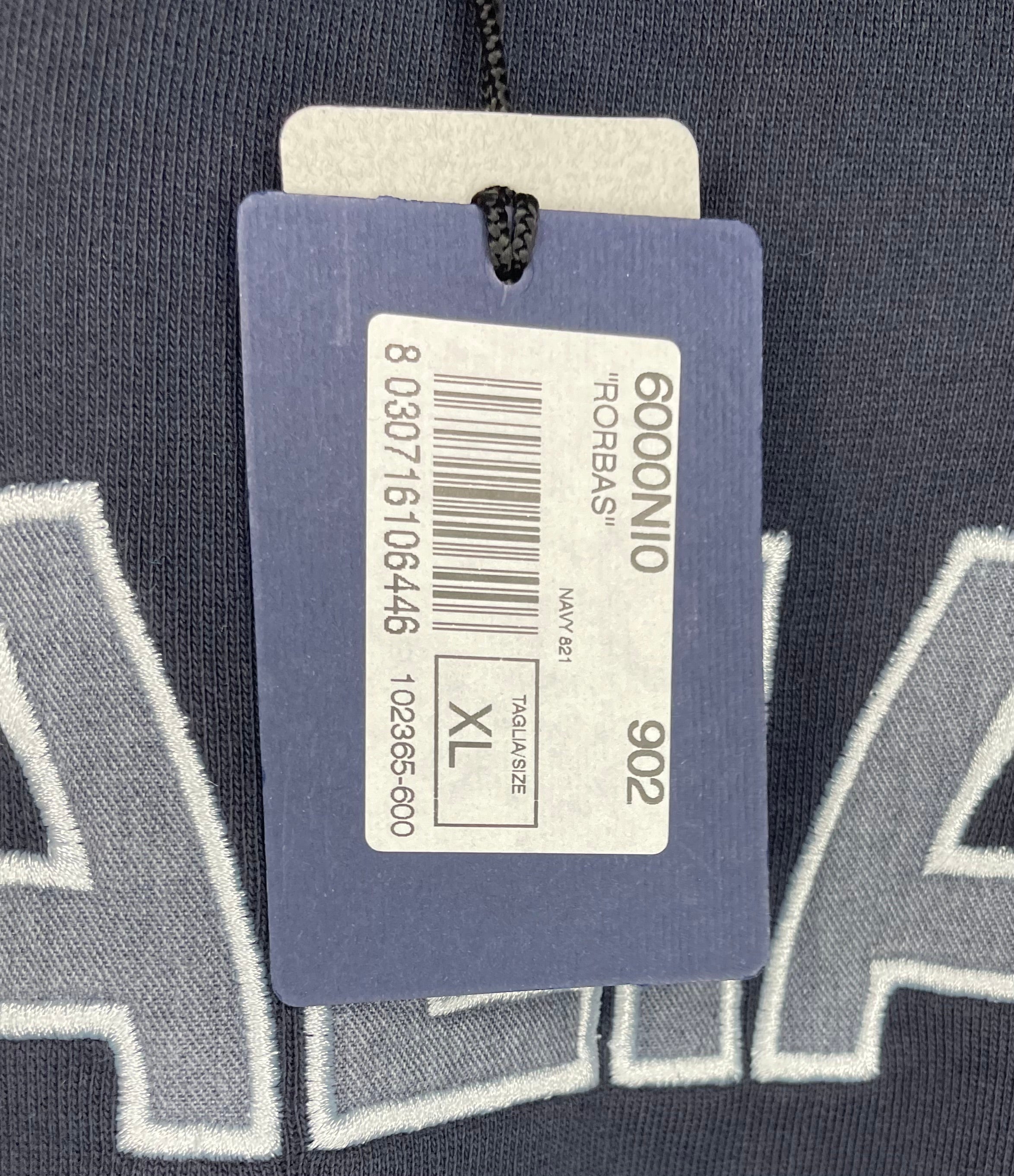 Kappa Sweater Deadstock Italia Blau Größe XL