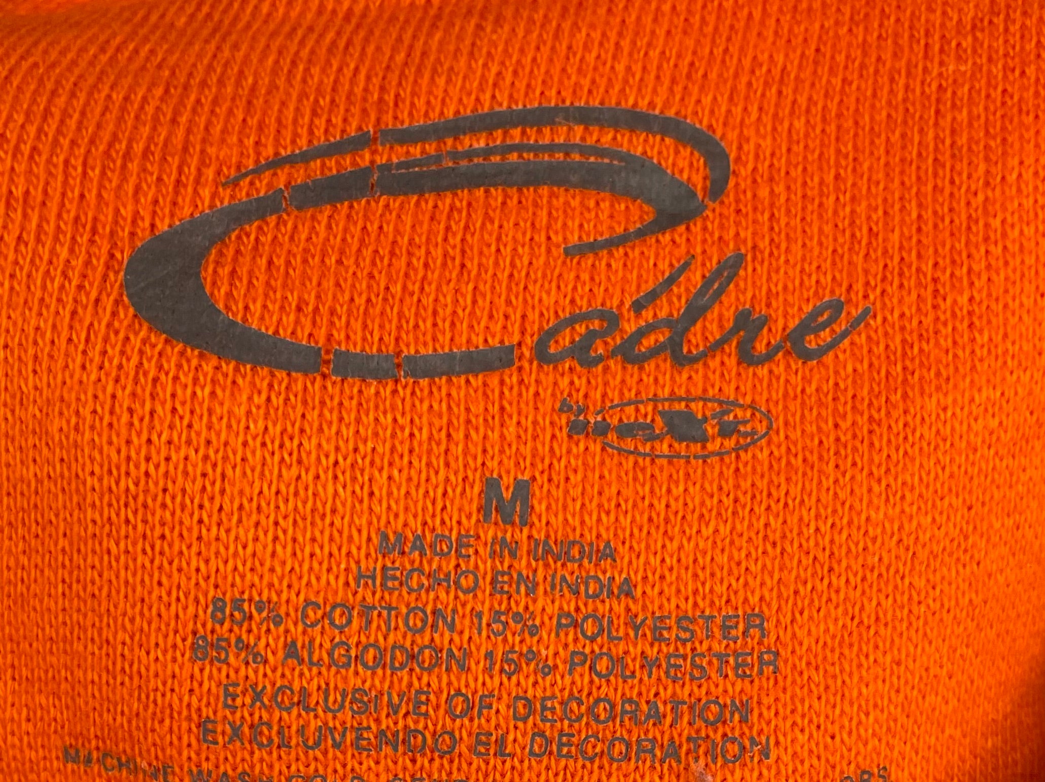 Vintage Sweater Illinois University Orange Größe M