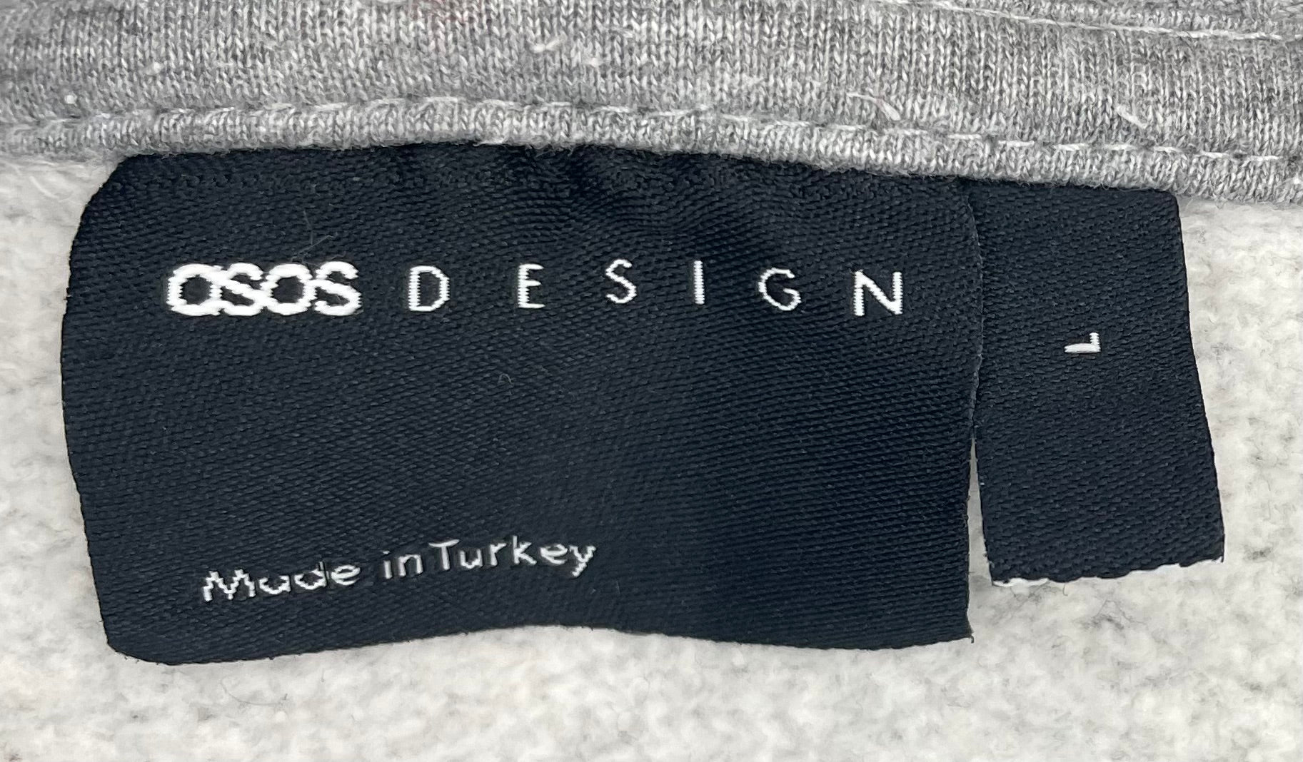 ASOS Design Sweater Saint-Tropez Grau Größe L