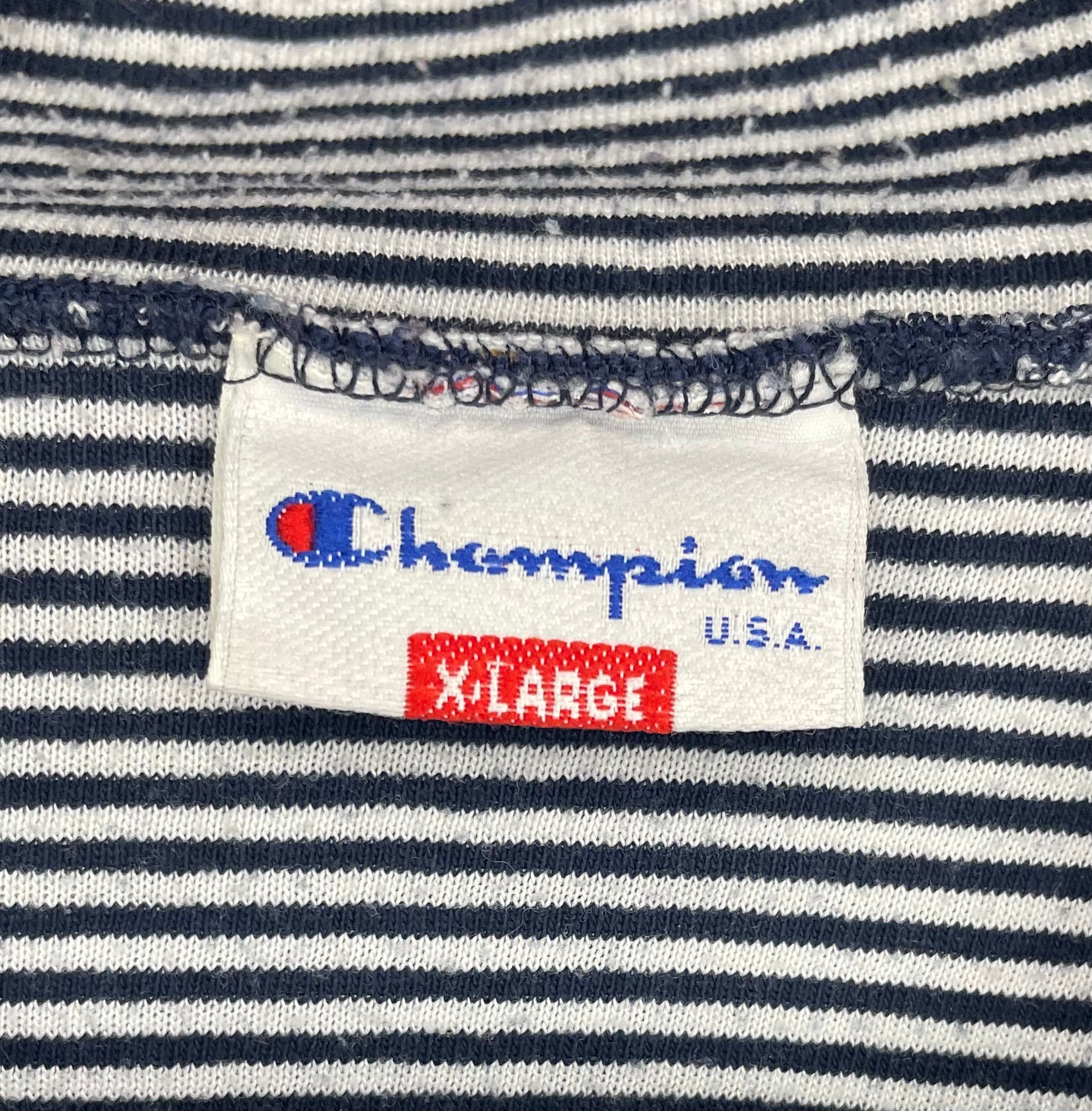 Champion Vintage Q-Zip Pullover Blau Größe XL