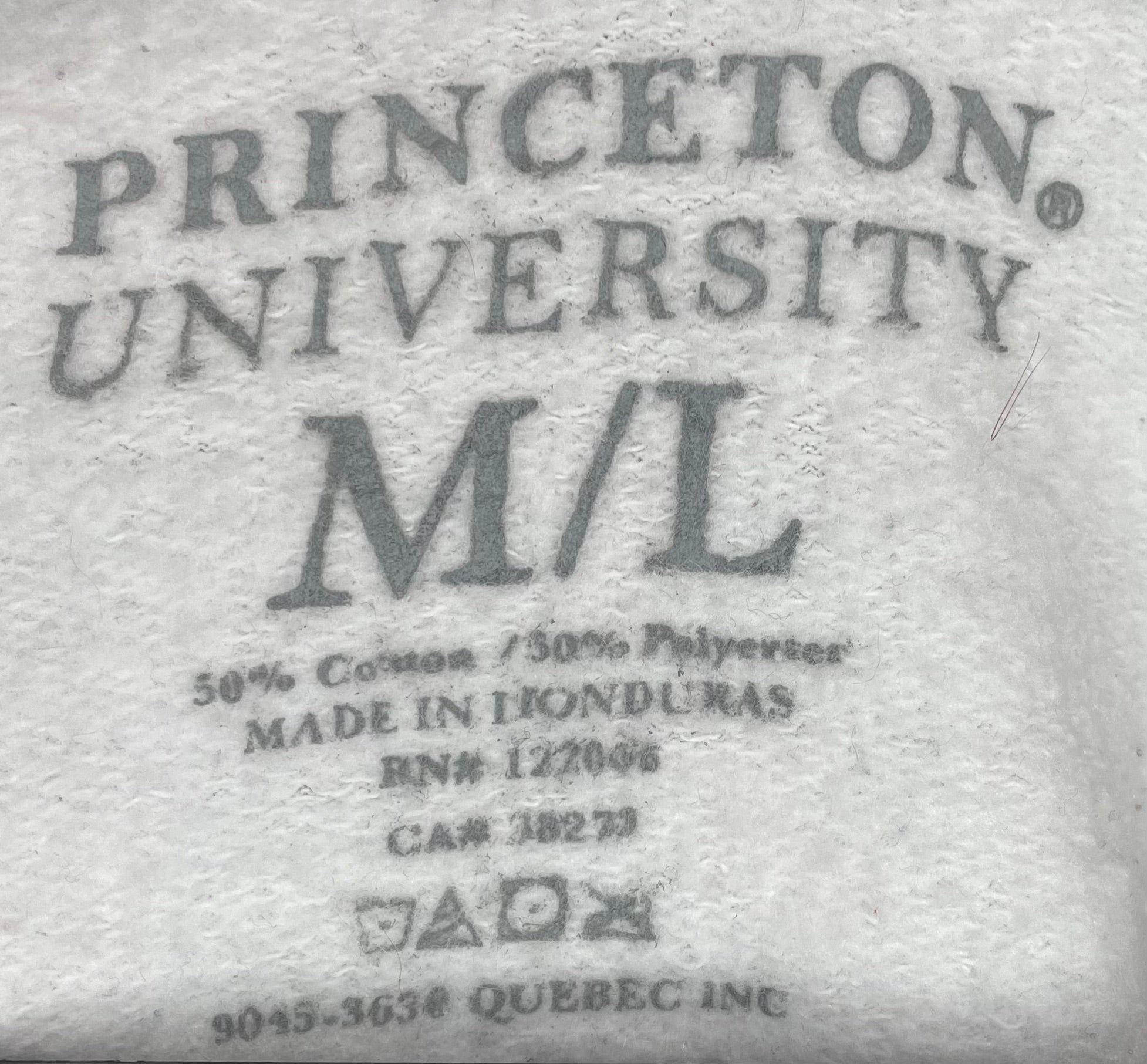 Princeton University Sweater Weiß Größe M/L