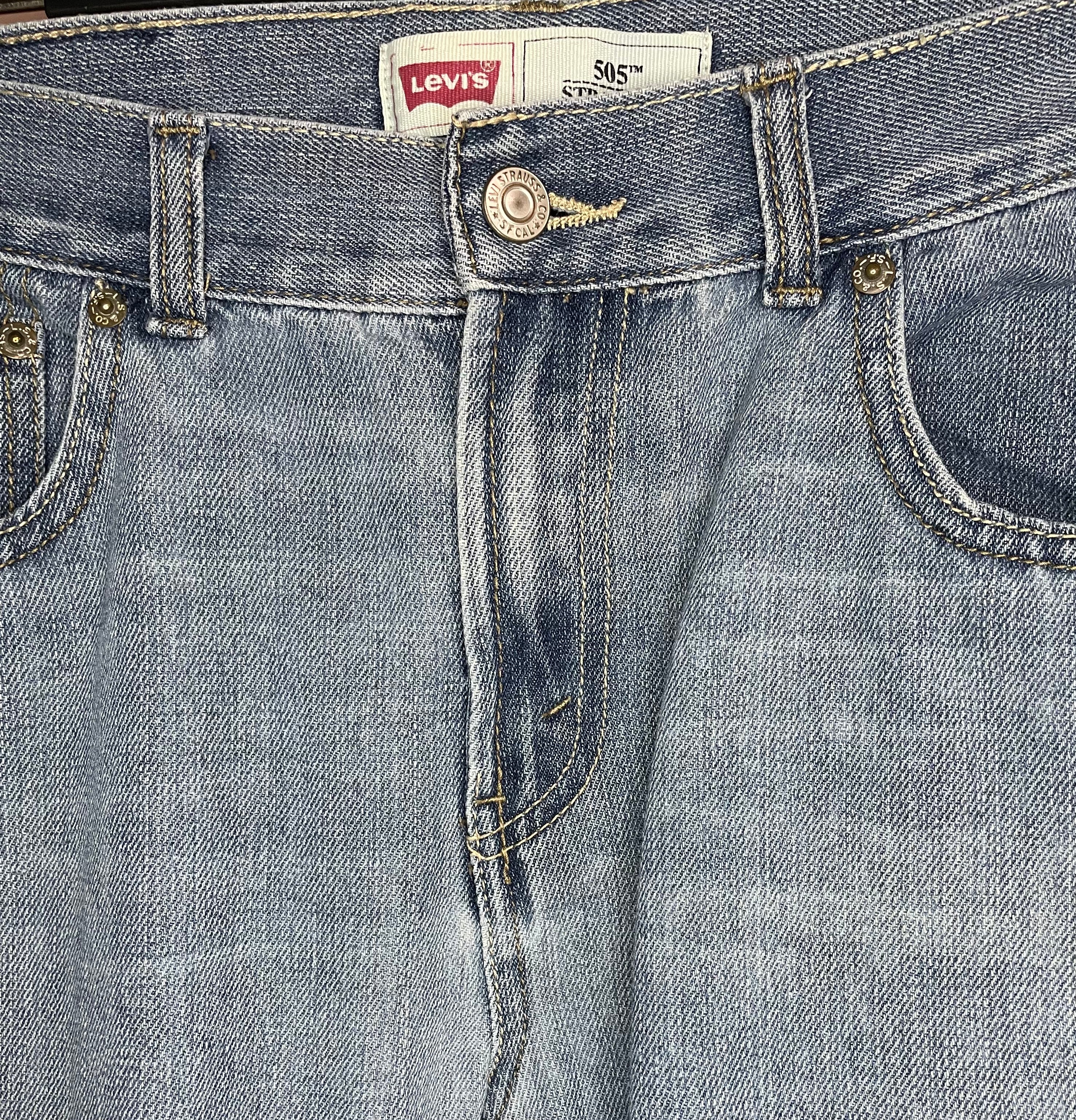 Levi`s Jeans Straight 505 Hellblau Größe W30 L30