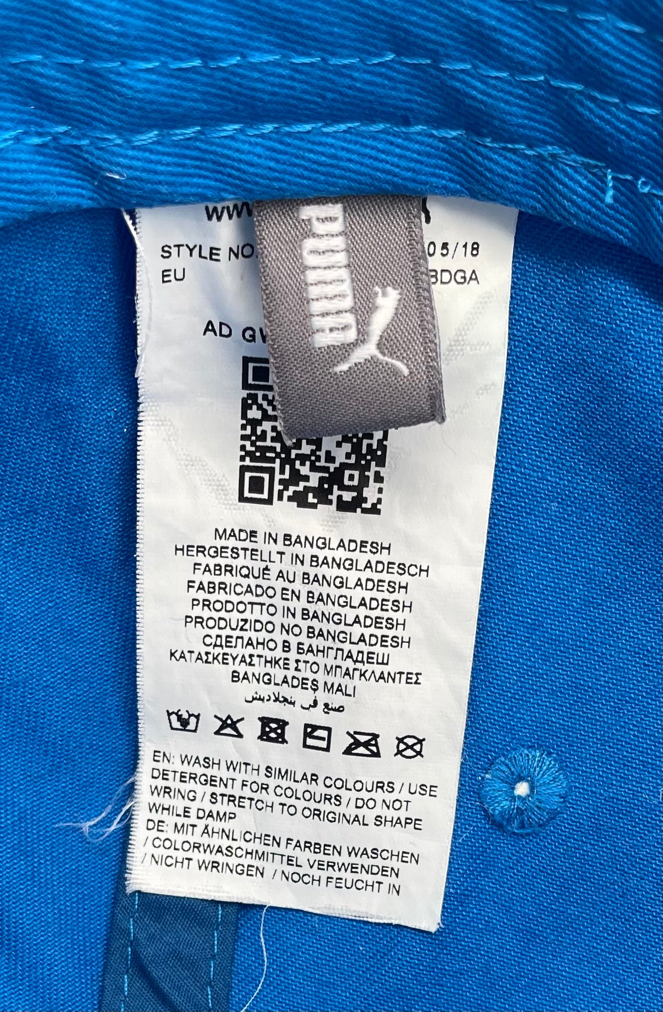 Puma Vintage Strapback Blau One Size
