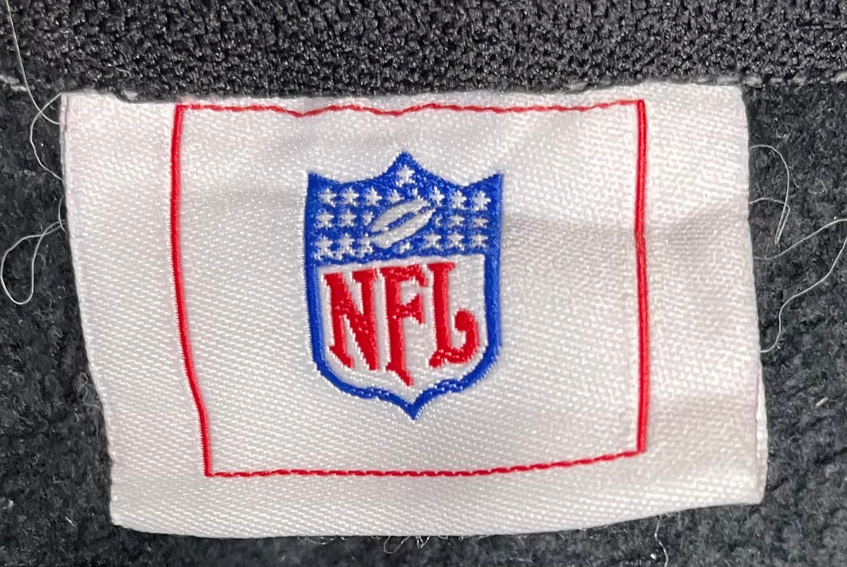 NFL Q-Zip Fleece Sweater Las Vegas Raiders Schwarz Größe XL
