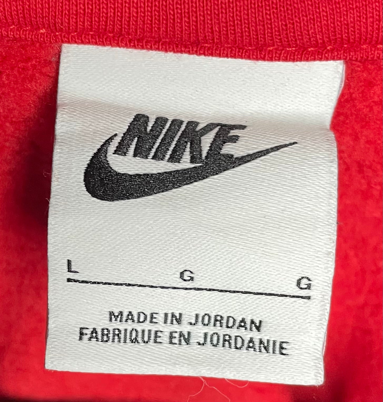 Nike Vintage Hoodie Rot Größe L