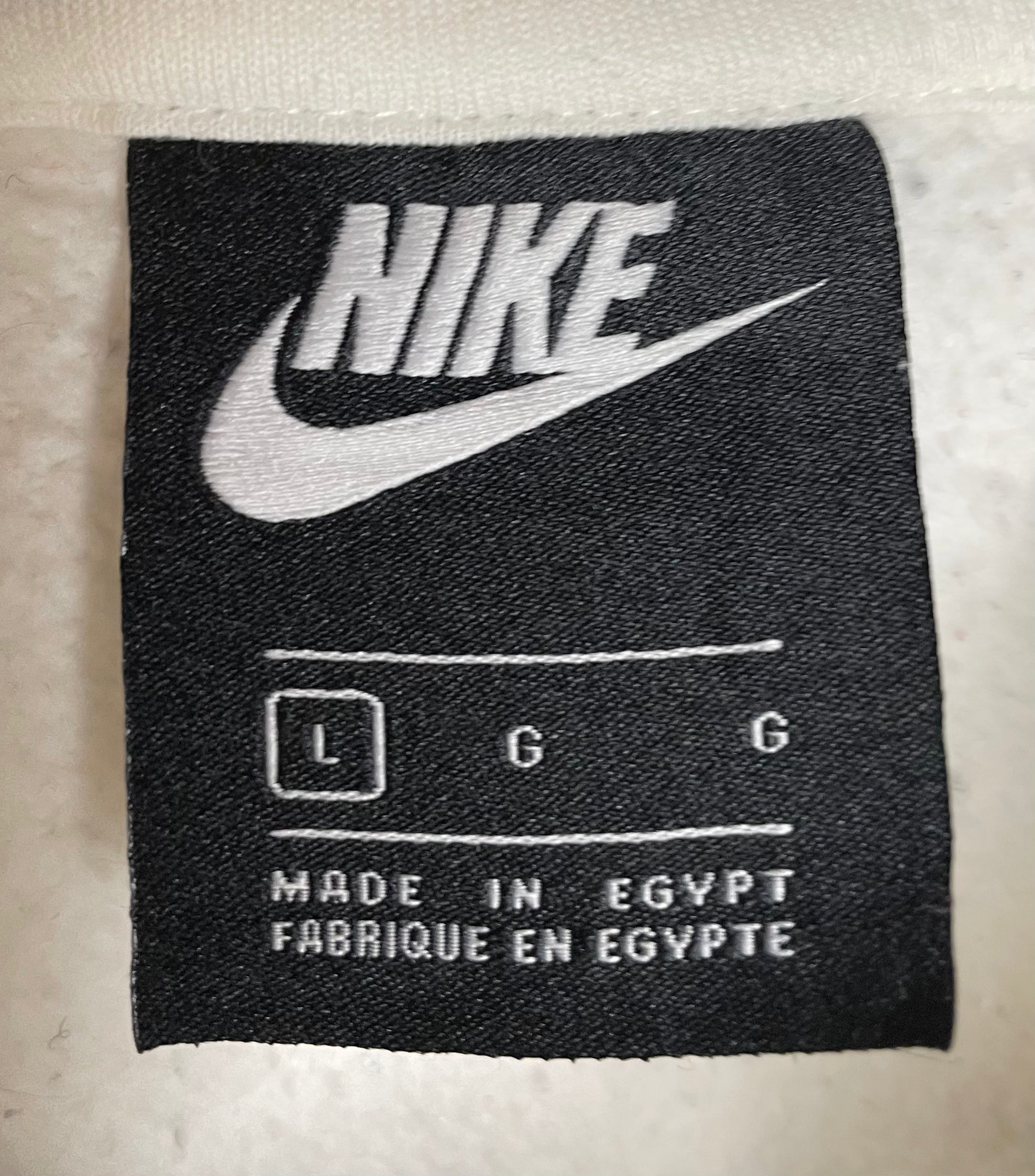 Nike Vintage Hoodie Weiß Größe L