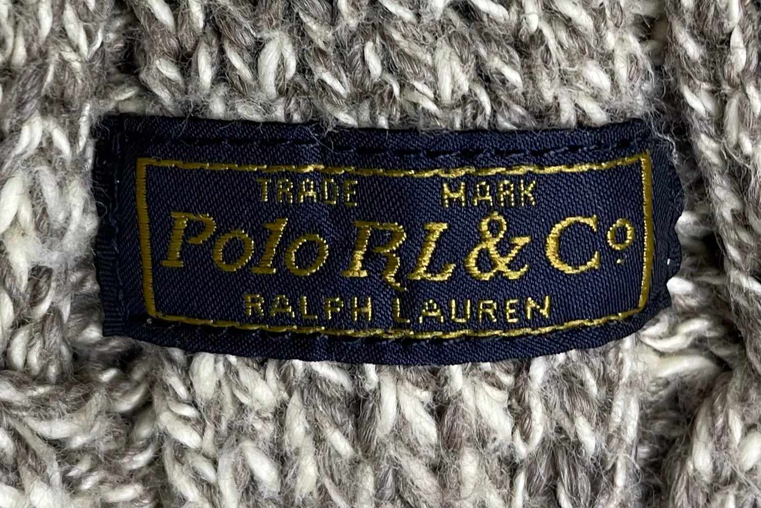 Ralph Lauren Knit Pullover Beige Größe L