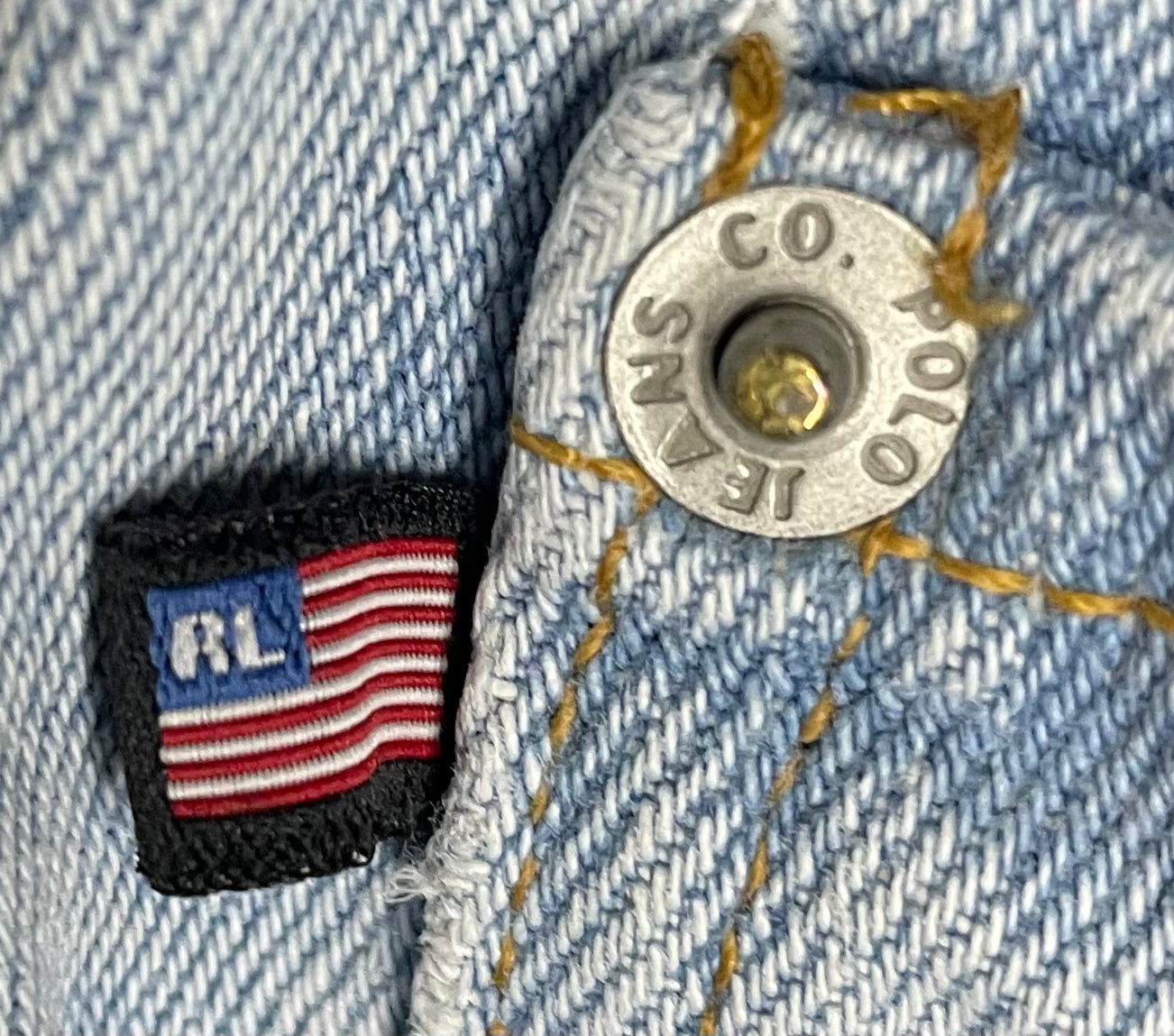 Ralph Lauren Vintage Jeans Hellblau Größe 6x31 Damen