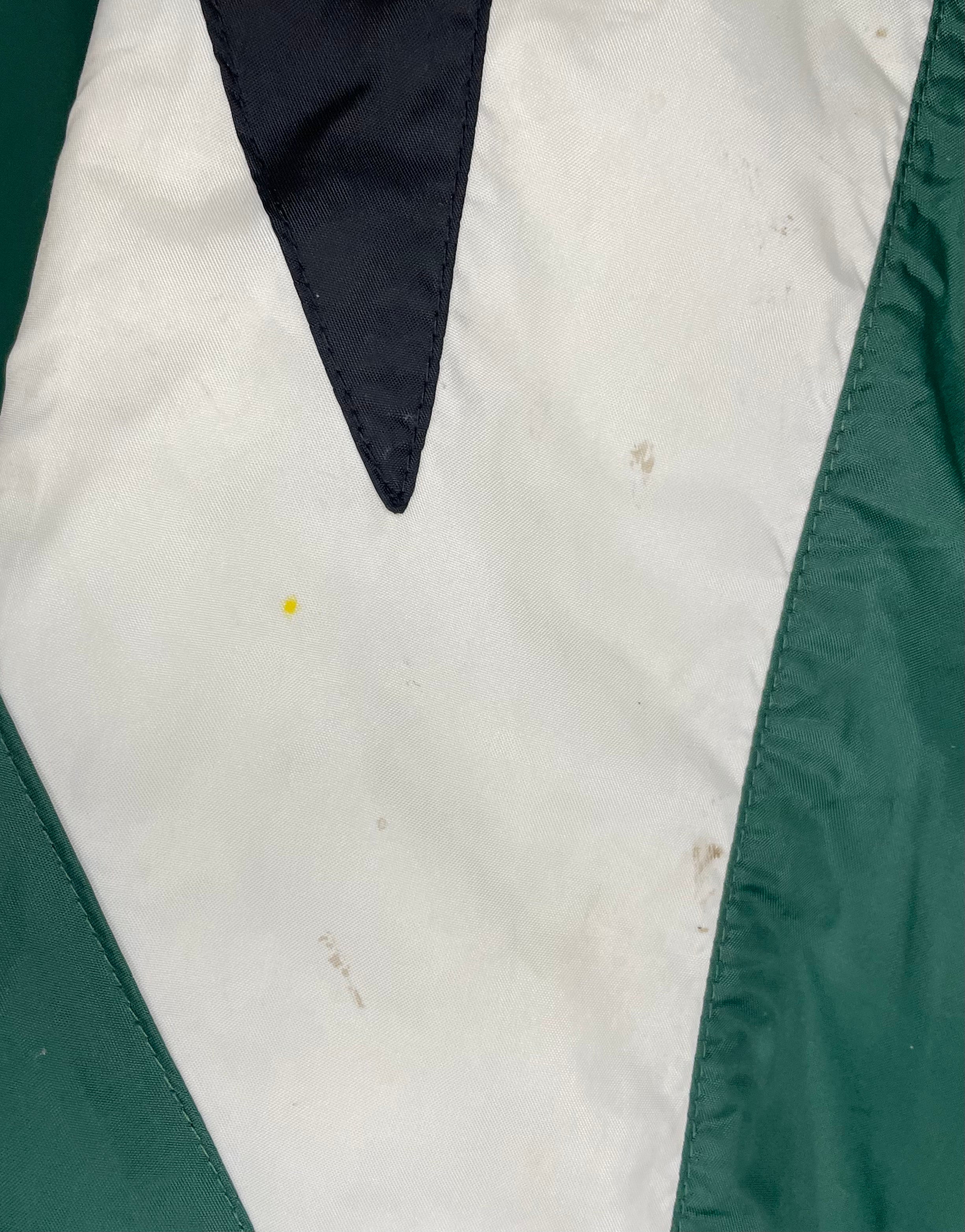 Fila Vintage Trainingsjacke Grün/Schwarz Größe L