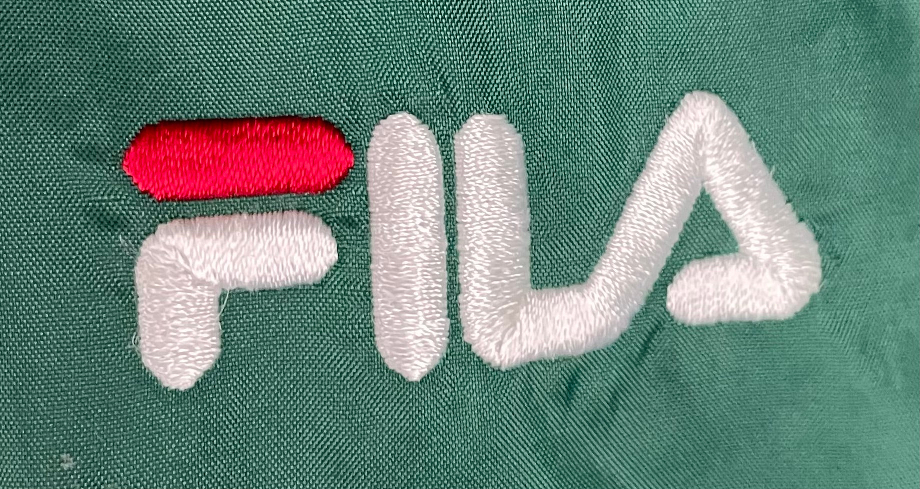 Fila Vintage Trainingsjacke Grün/Schwarz Größe L