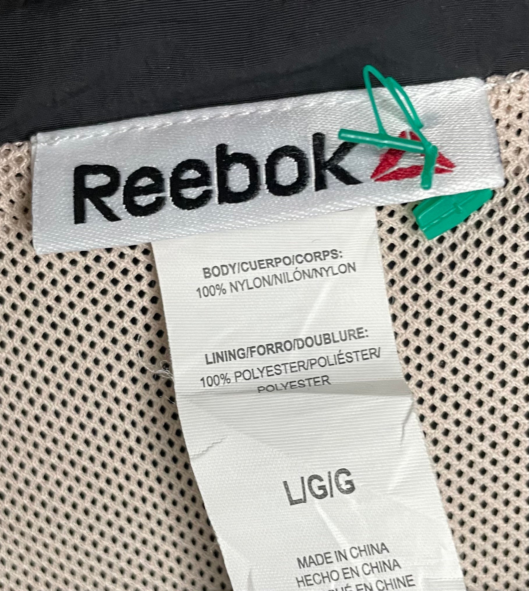 Reebok Trainingsjacke Schwarz/Rosa Größe L Damen