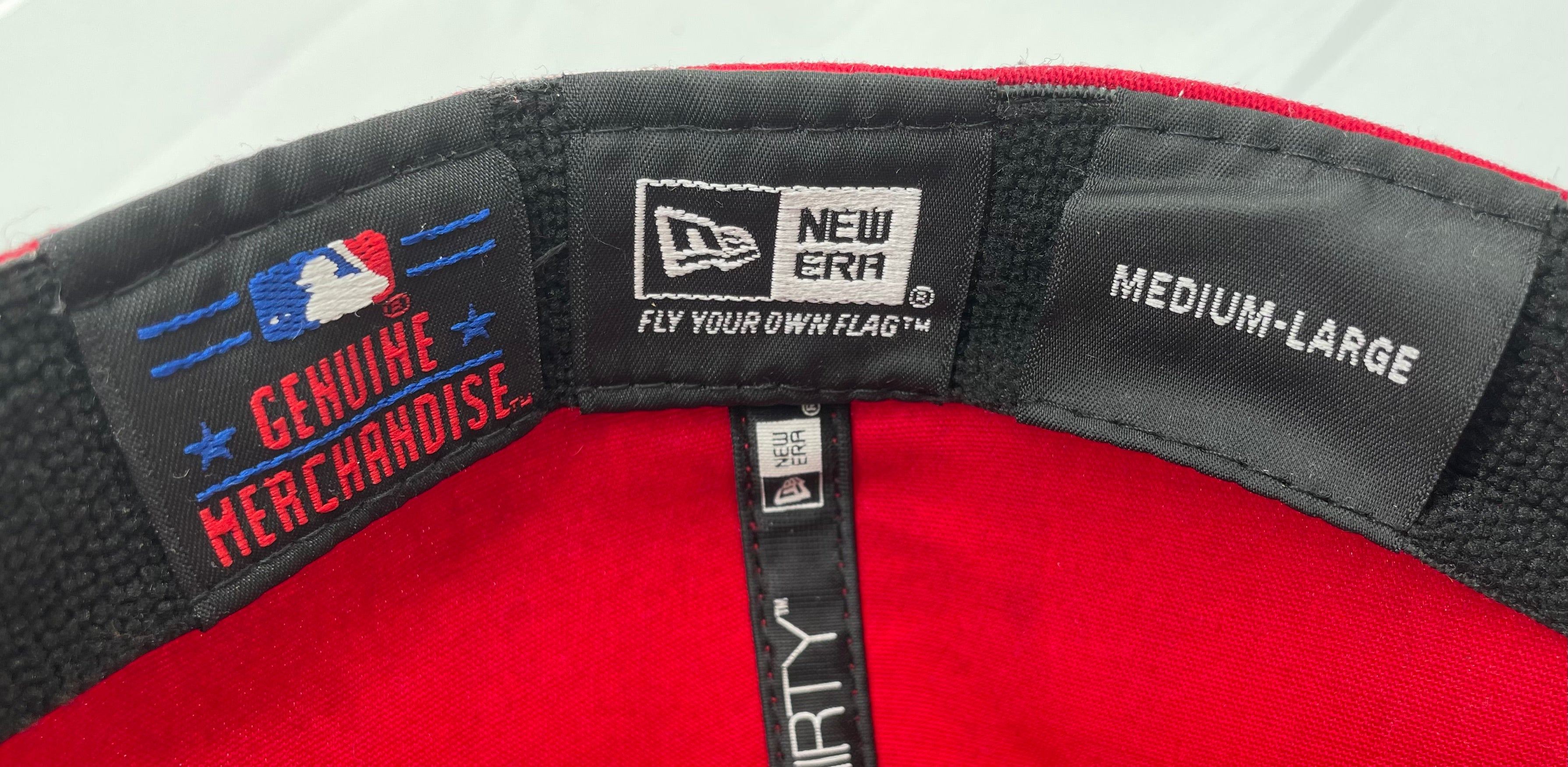 New Era 39Thirty Fitted Cap NY Yankees Rot Größe M-L