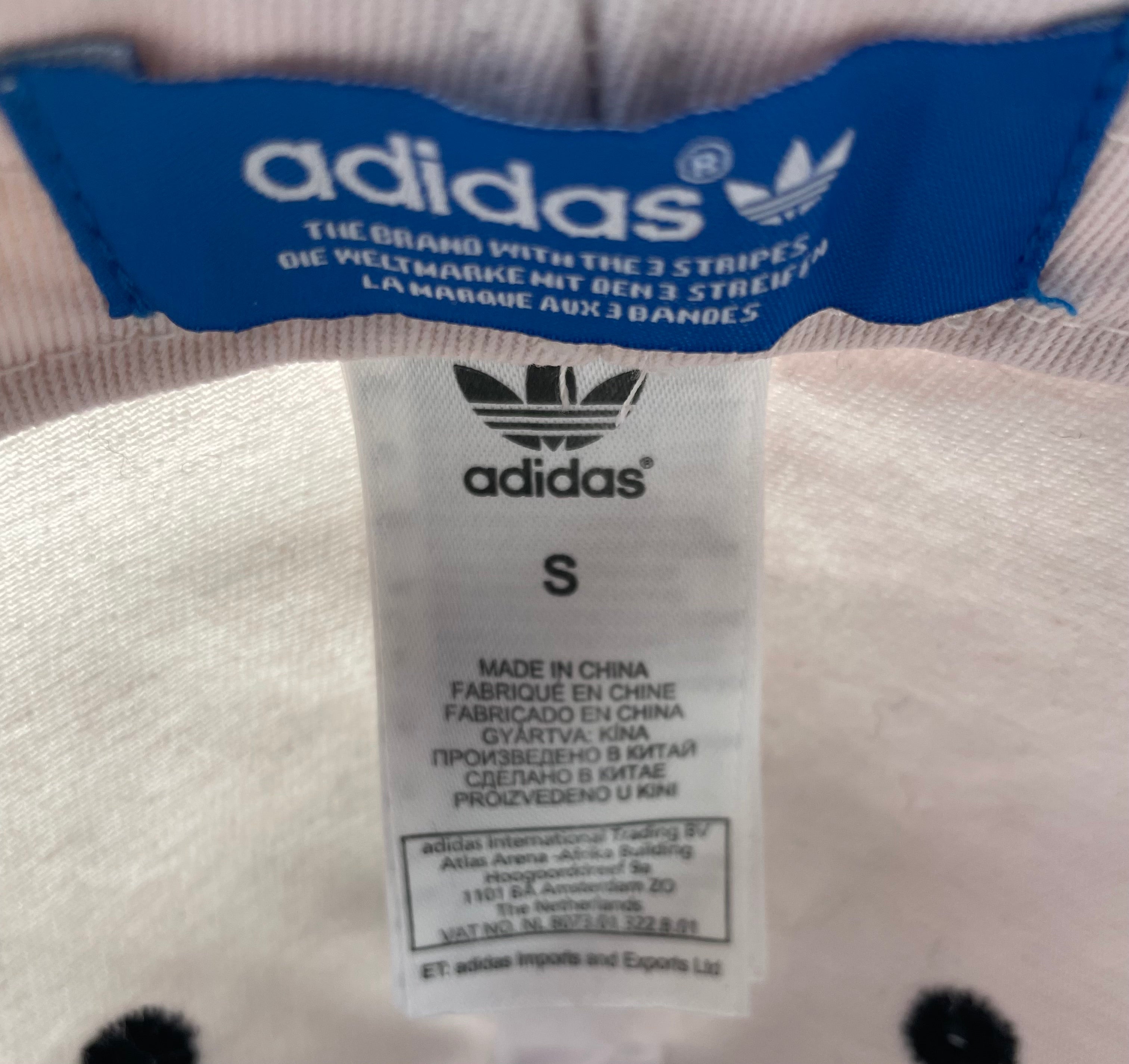 Adidas Fitted Cap Bestickt Hellrosa Größe S