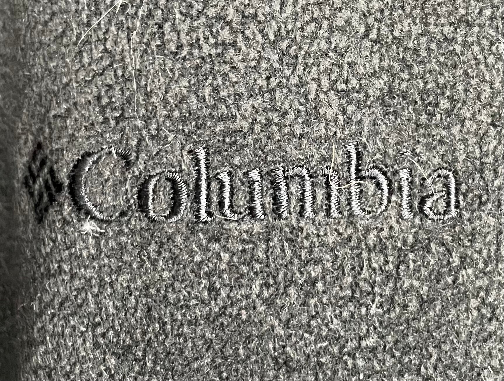 Columbia Vintage Fleece Jacke Schwarz Größe L Damen