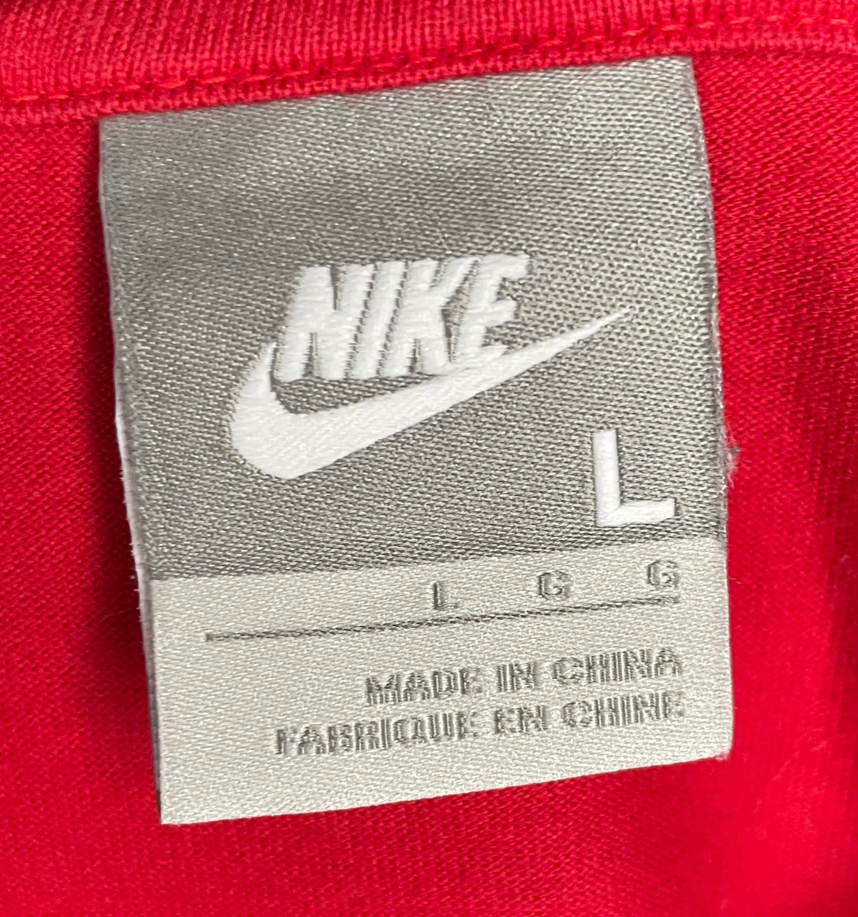 Nike Vintage T-Shirt Rot Größe L