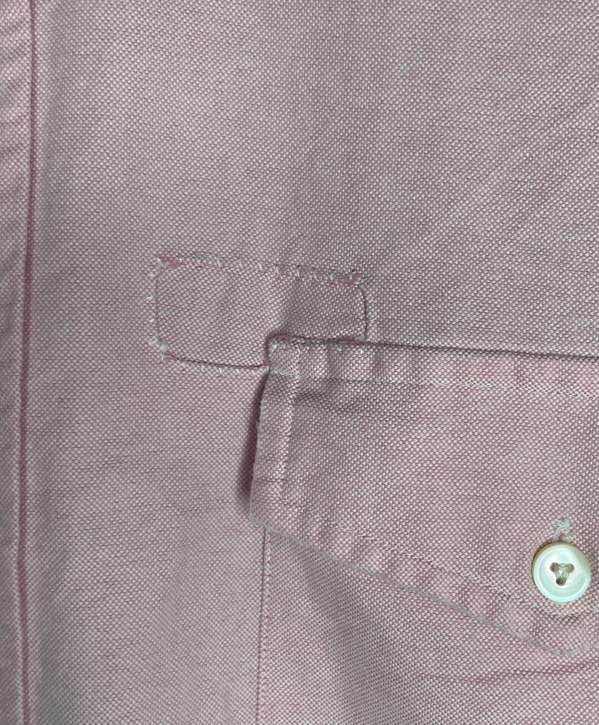 Ralph Lauren Vintage Patchwork Hemd Rosa Größe XL