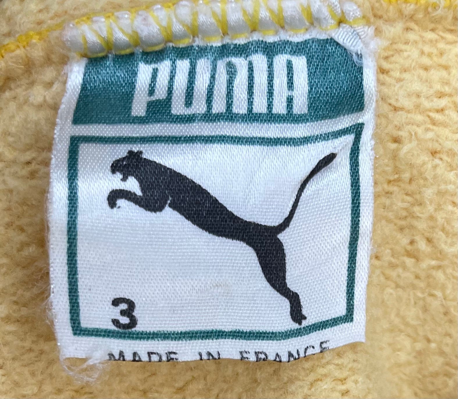 Puma Vintage Hoodie Gelb/Rot Größe XS