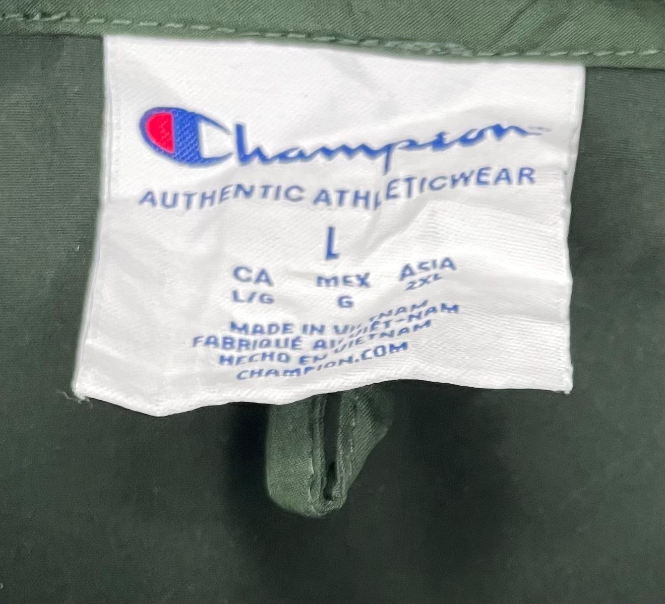 Champion Windbreaker Grün Größe L