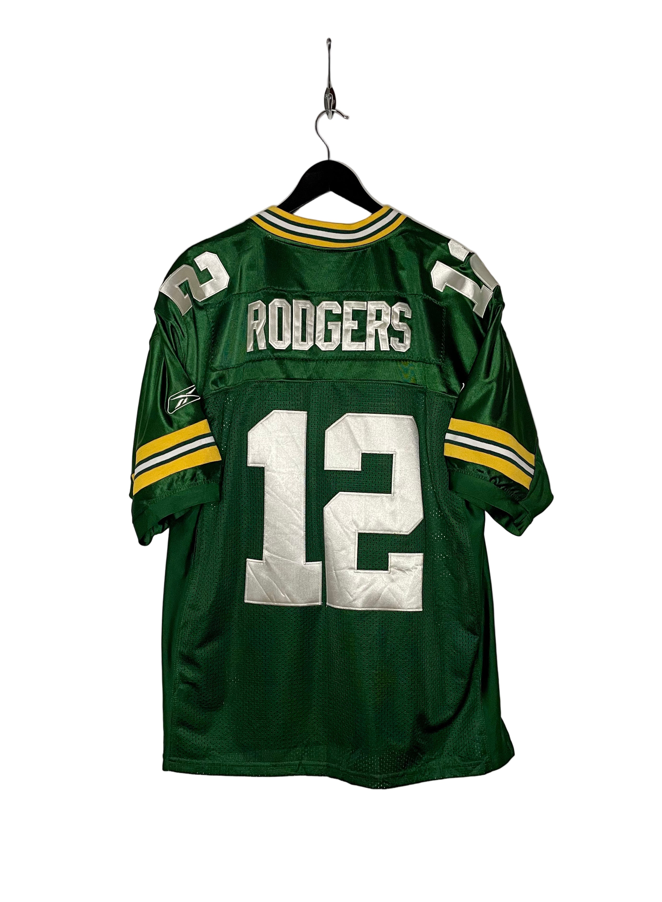 Reebok OnField Jersey Green Bay Packers #12 Aaron Rodgers Grün Größe L