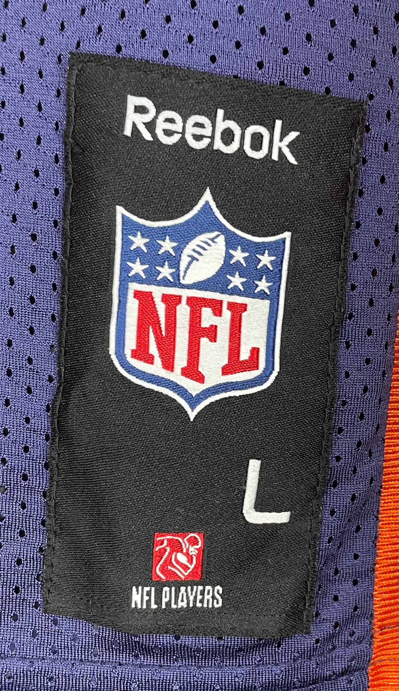 Reebok NFL Jersey Denver Broncos #18 Payton Manning Blau/Orange Größe L