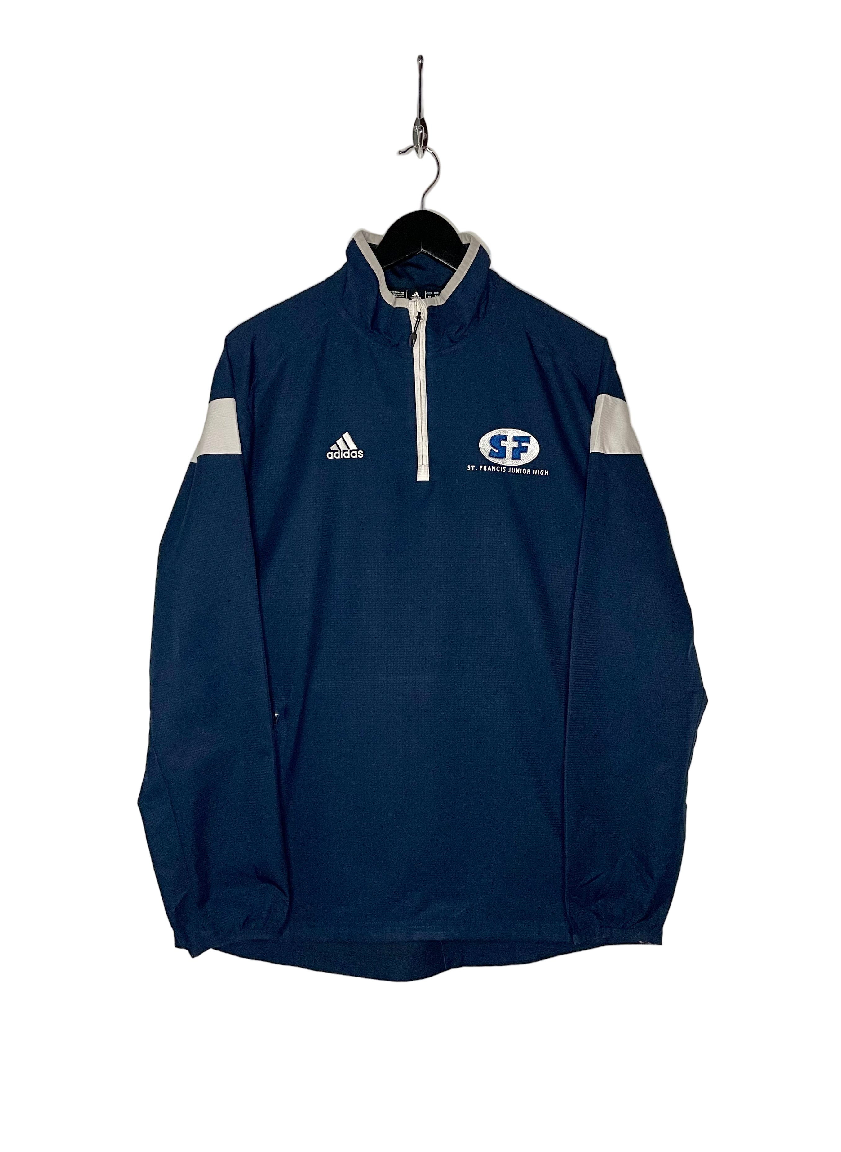 Adidas Windbreaker St. Francis Junior High Blau Größe M