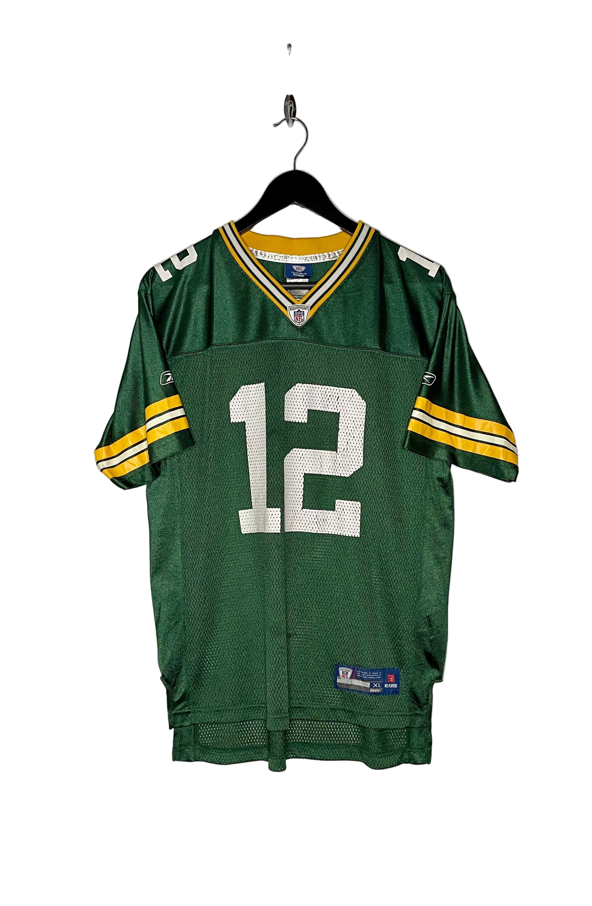 Reebok OnField Green Bay Packers Jersey #12 Aaron Rodgers Grün Größe XL Kinder