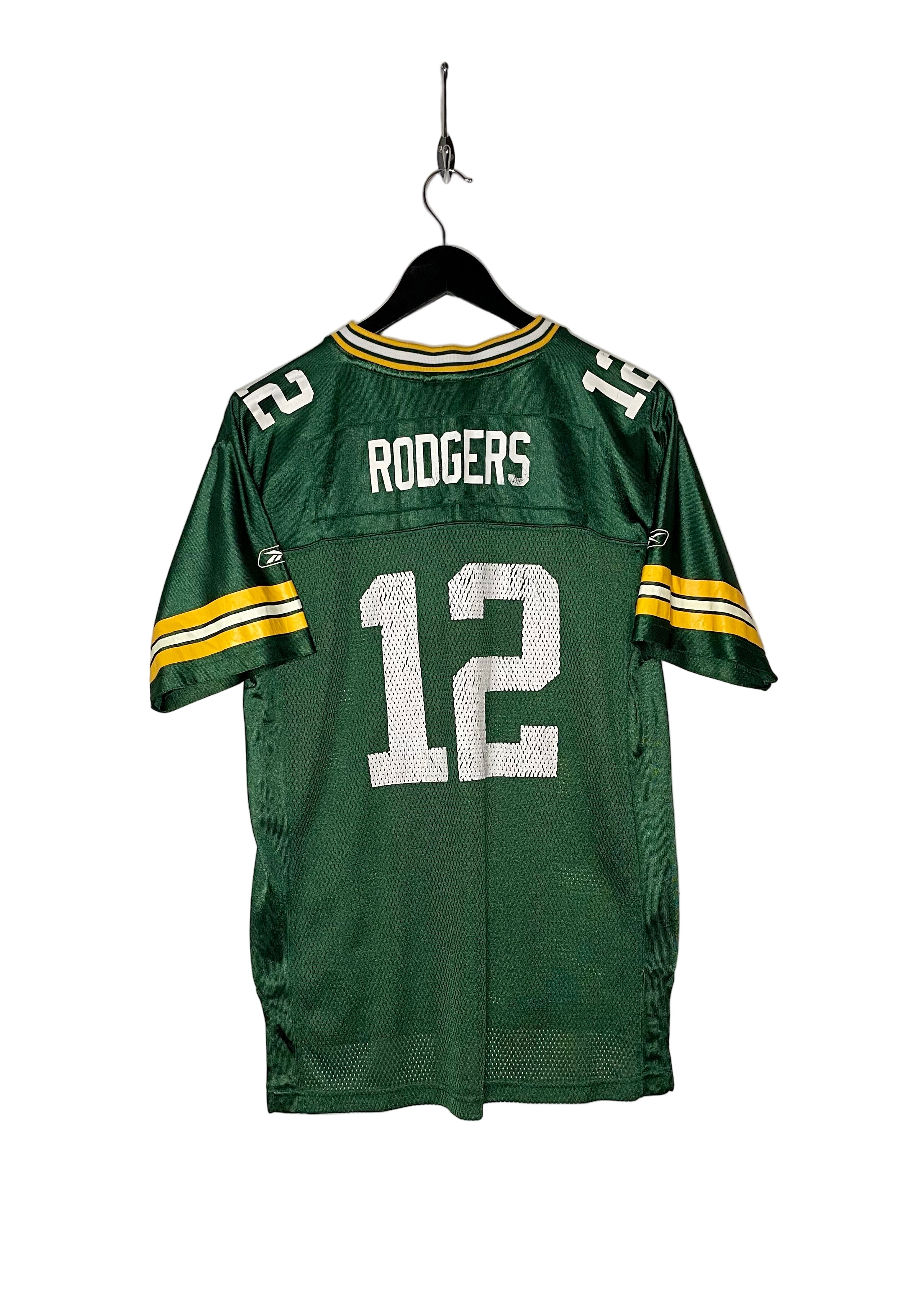 Reebok OnField Green Bay Packers Jersey #12 Aaron Rodgers Grün Größe XL Kinder