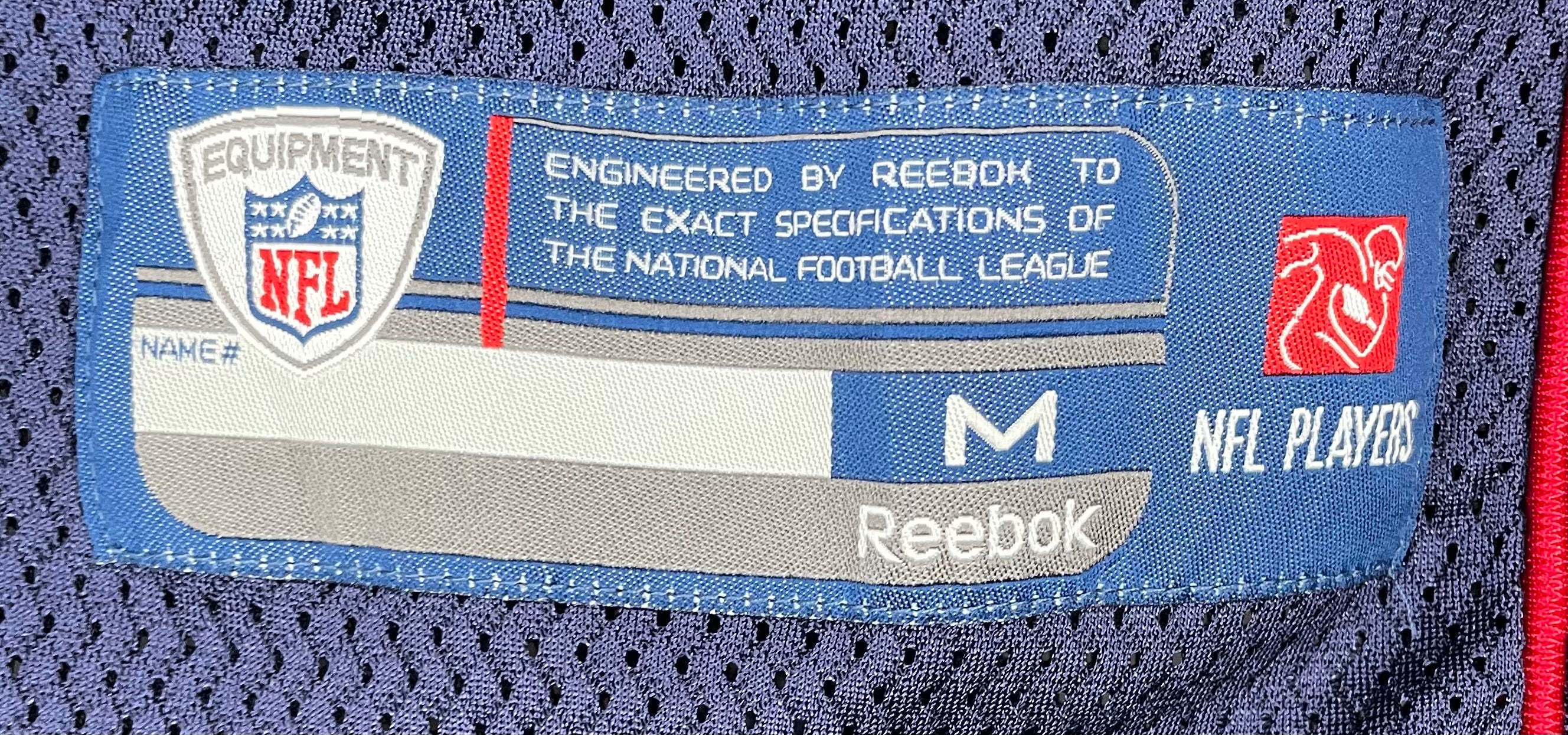 Reebok OnField New England Patriots Jersey #12 Tom Brady Blau Größe M