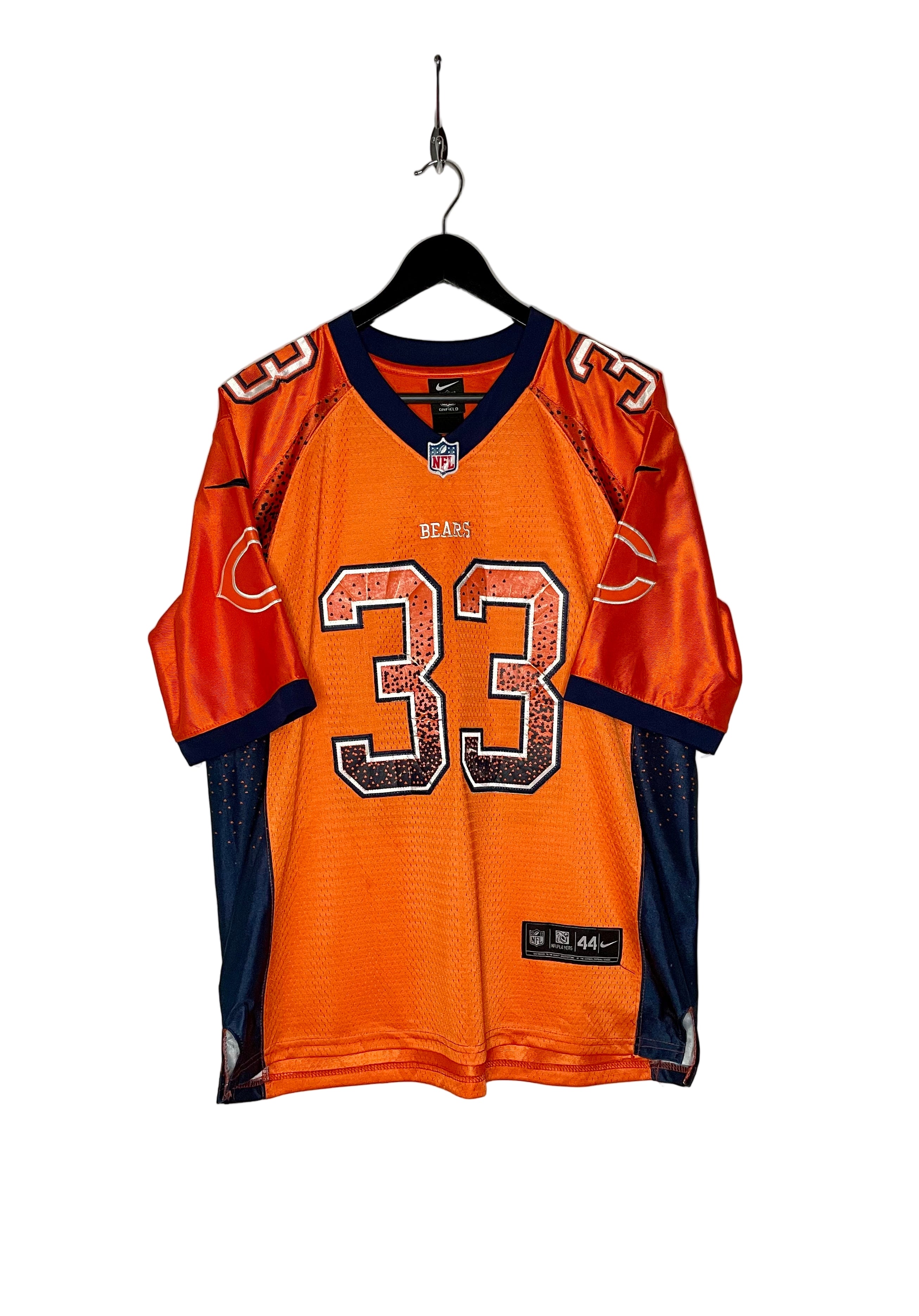 Nike OnField Chicago Bears Jersey #33 Charles Tillman Orange Größe L (44)