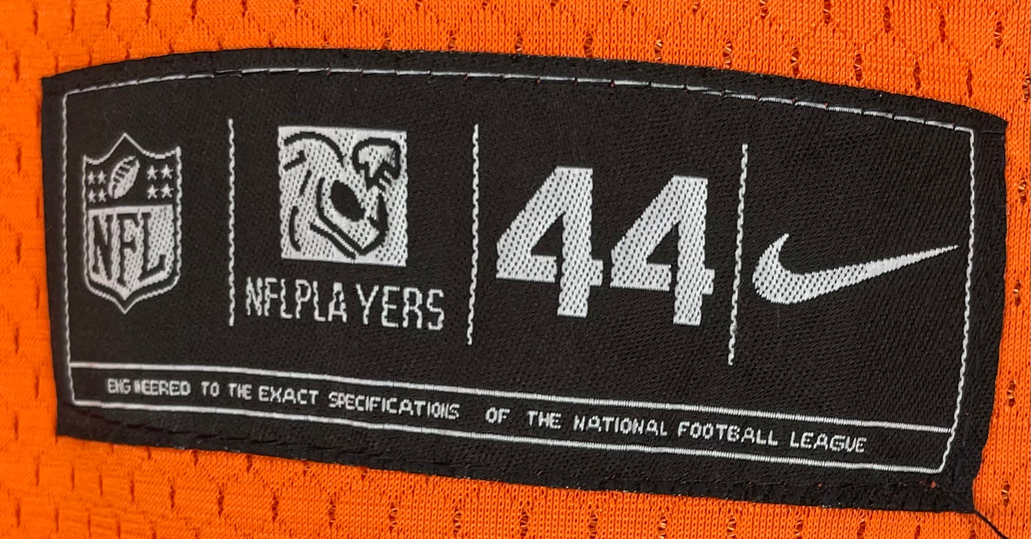 Nike OnField Chicago Bears Jersey #33 Charles Tillman Orange Größe L (44)