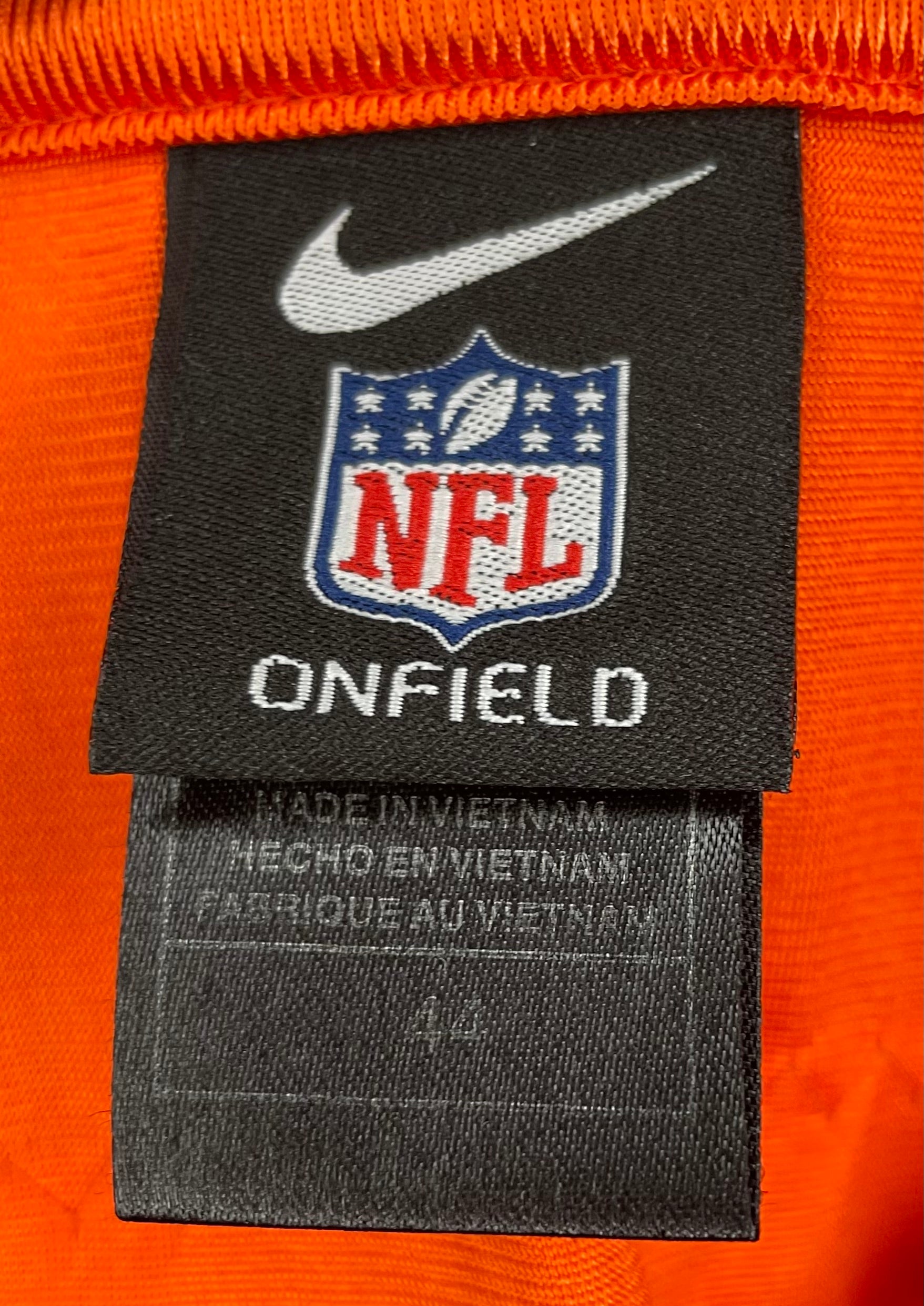 Nike OnField Chicago Bears Jersey #33 Charles Tillman Orange Größe L (44)