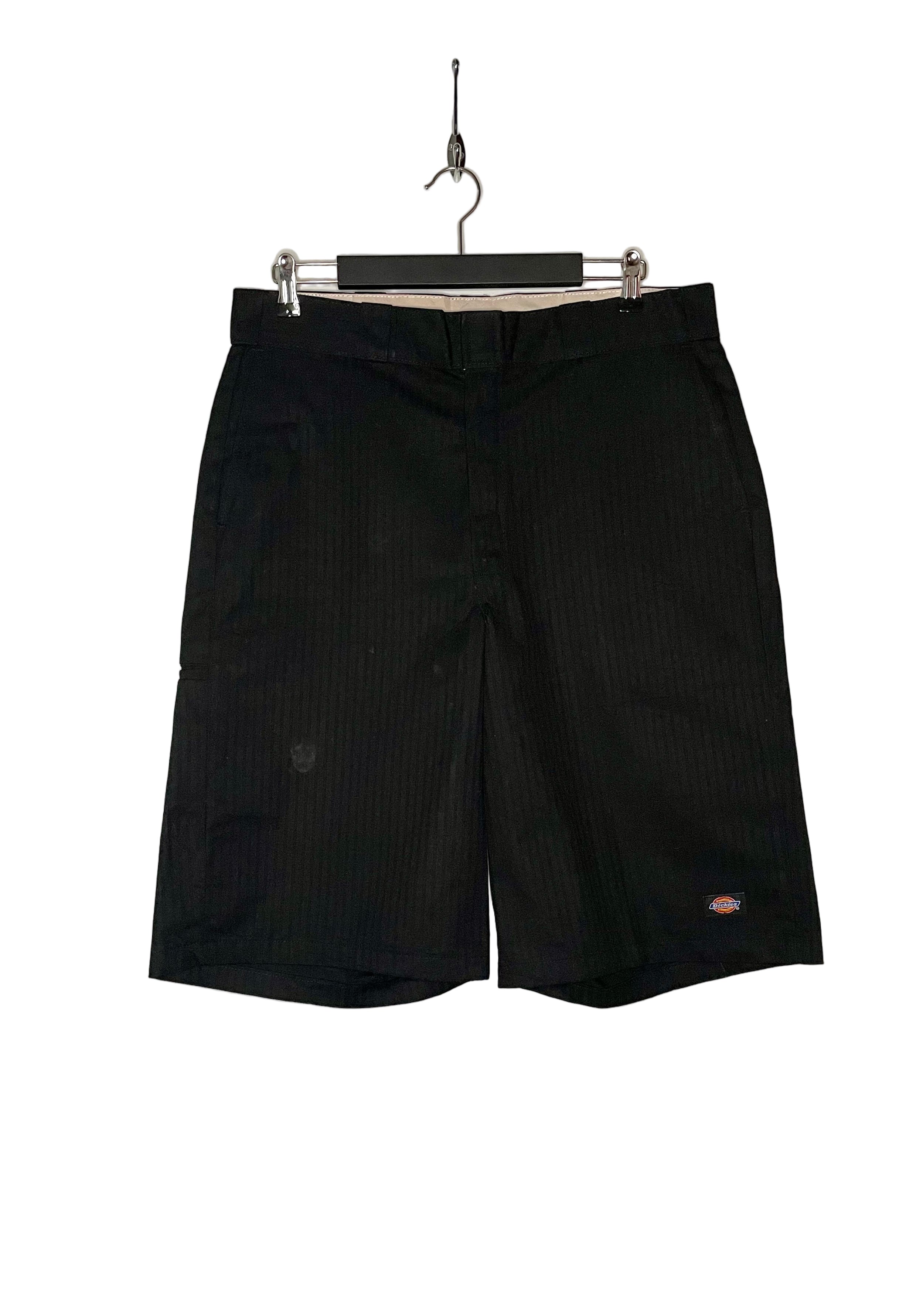 Dickies Vintage Chinoshorts Schwarz Nadelstreifen Größe 36