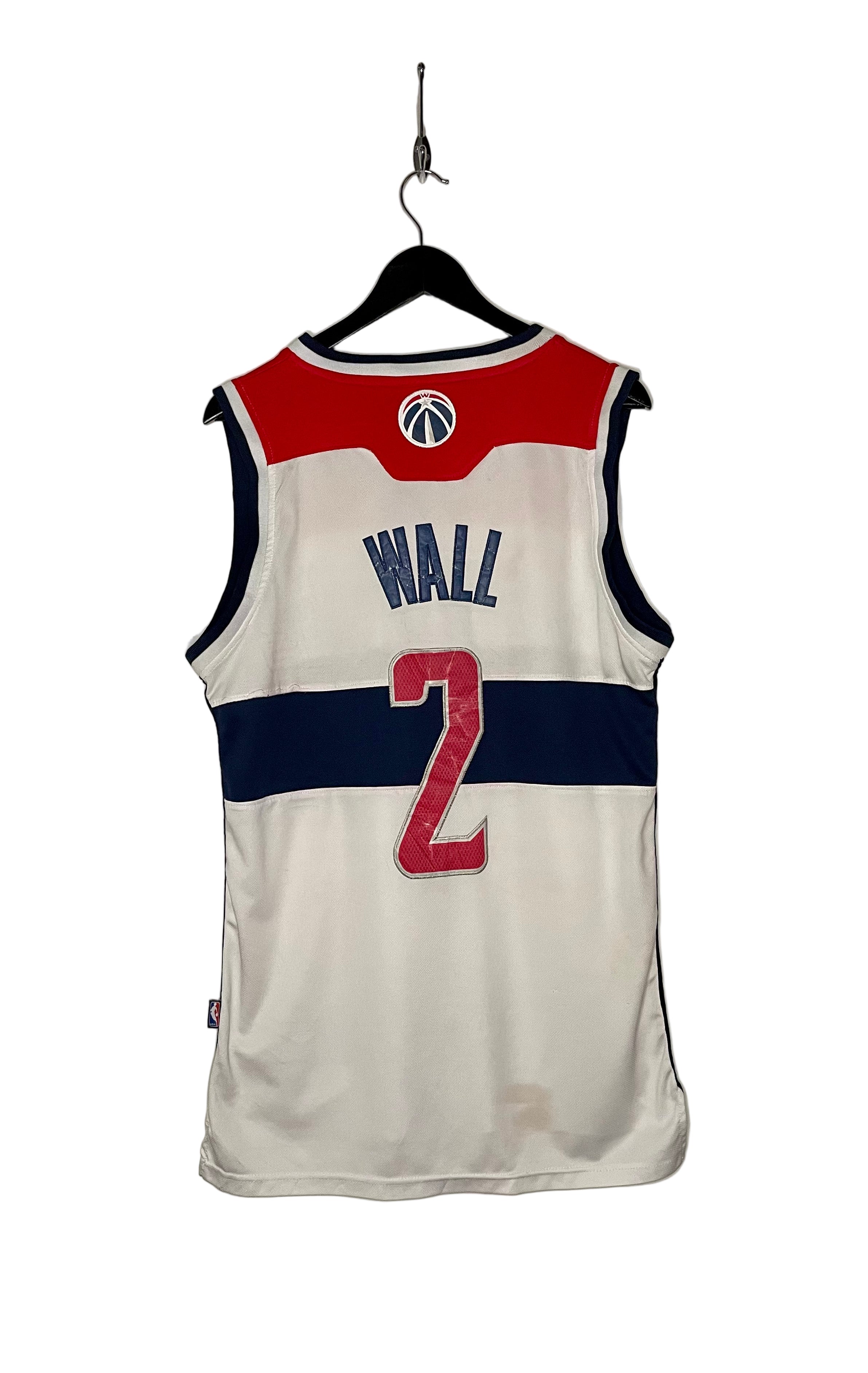 Adidas NBA Washington Wizards Jersey #2 John Wall Weiß/Rot/Blau Größe M