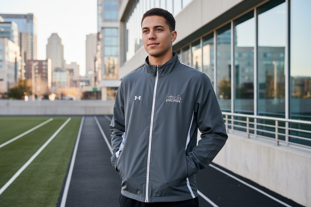 Under Armour Trainingsjacke Penn State Berks Athletics Grau Größe XL