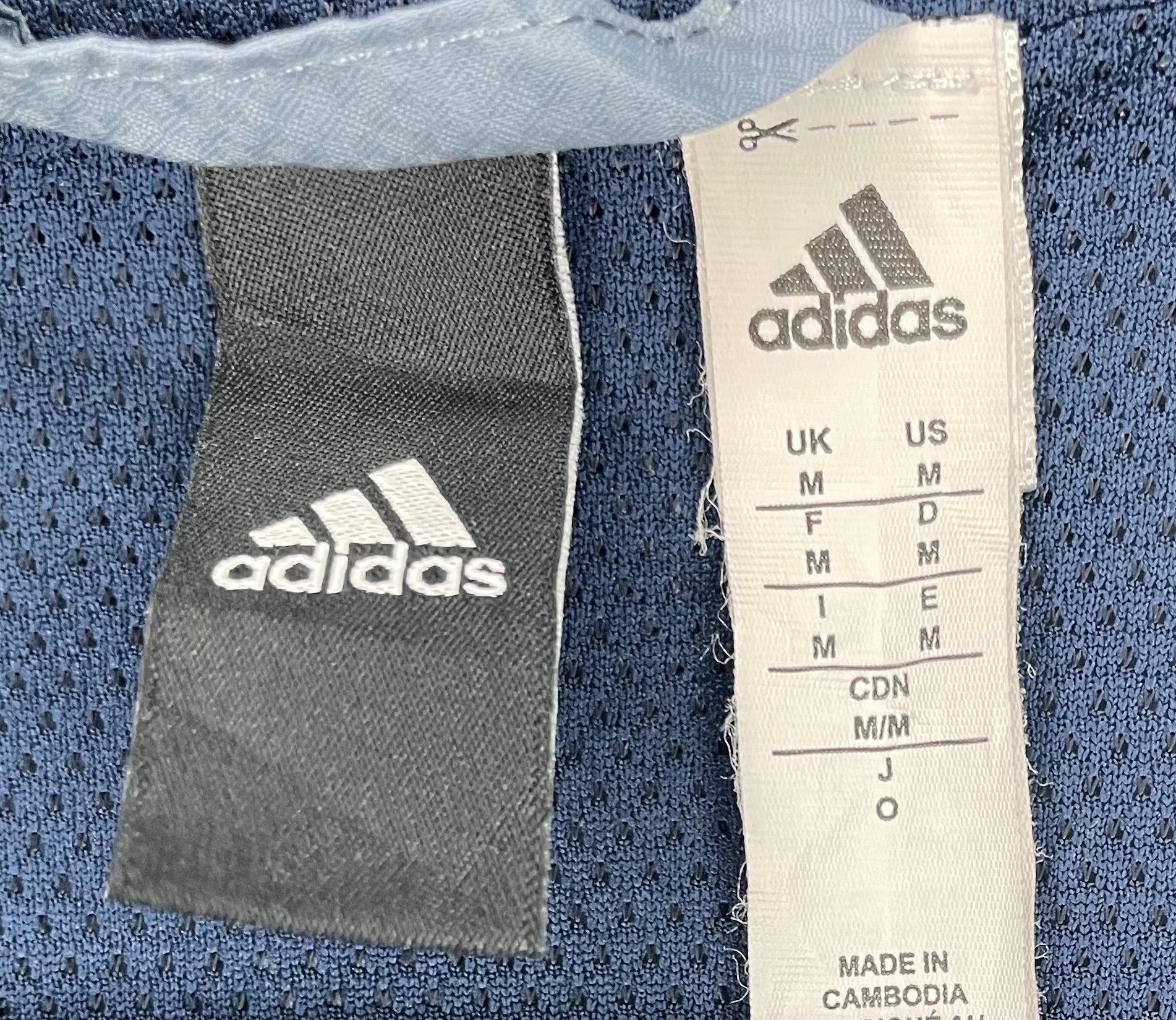 Adidas Trainingsjacke Graublau Größe M
