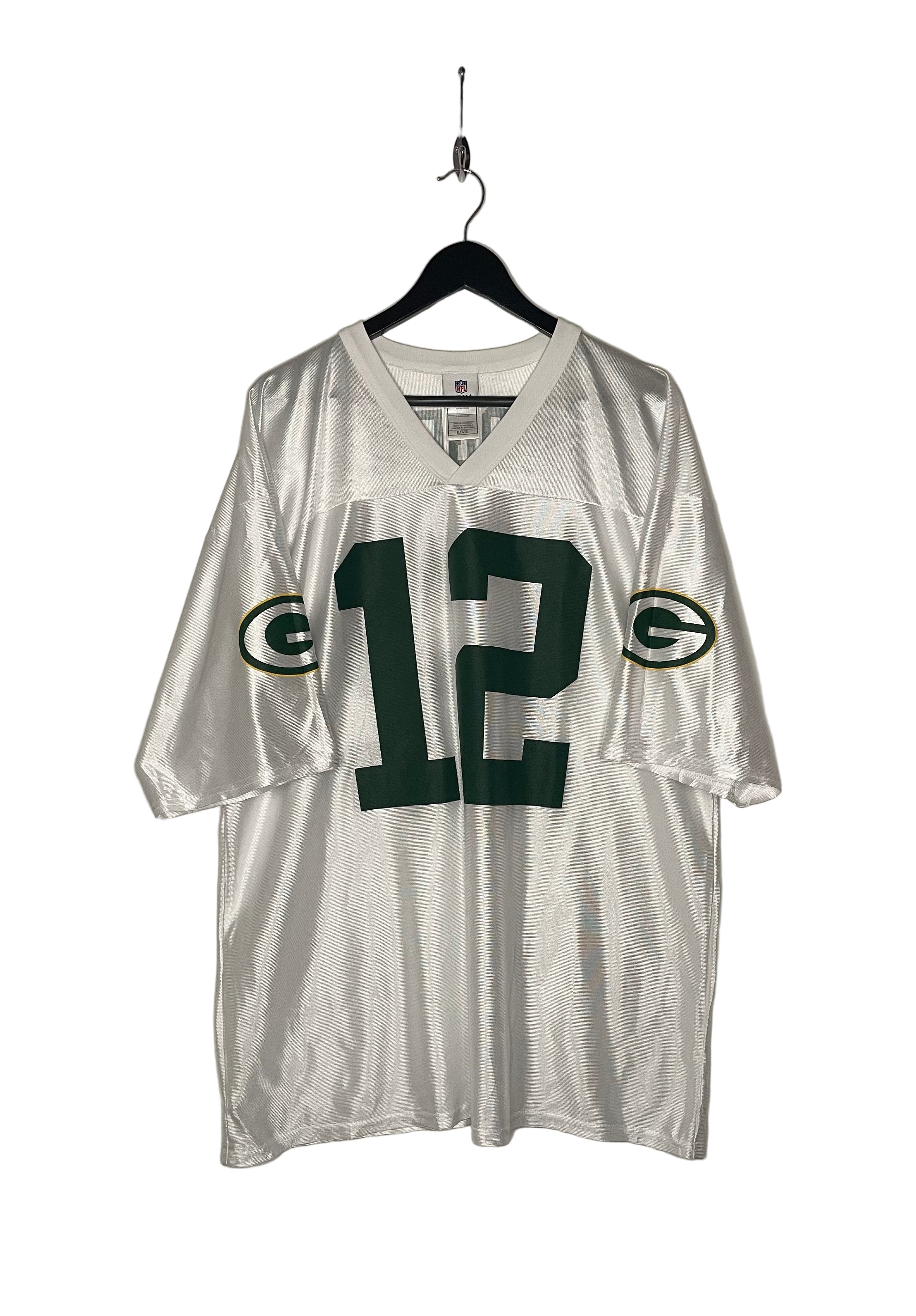 NFL Green Bay Packers Jersey #12 Aaron Rodgers Weiß Größe XL