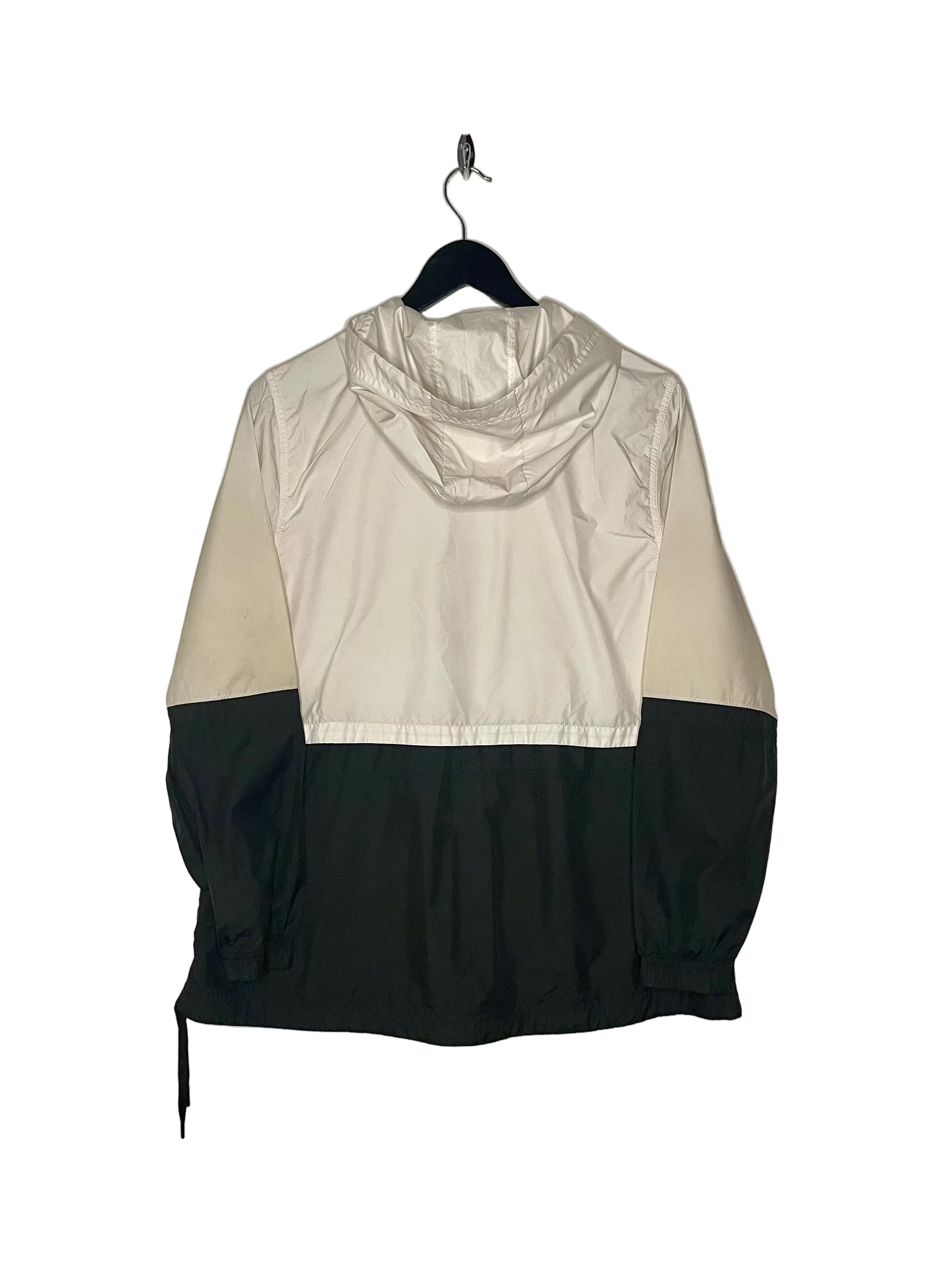 Nike Regenjacke Weiß/Schwarz Größe M