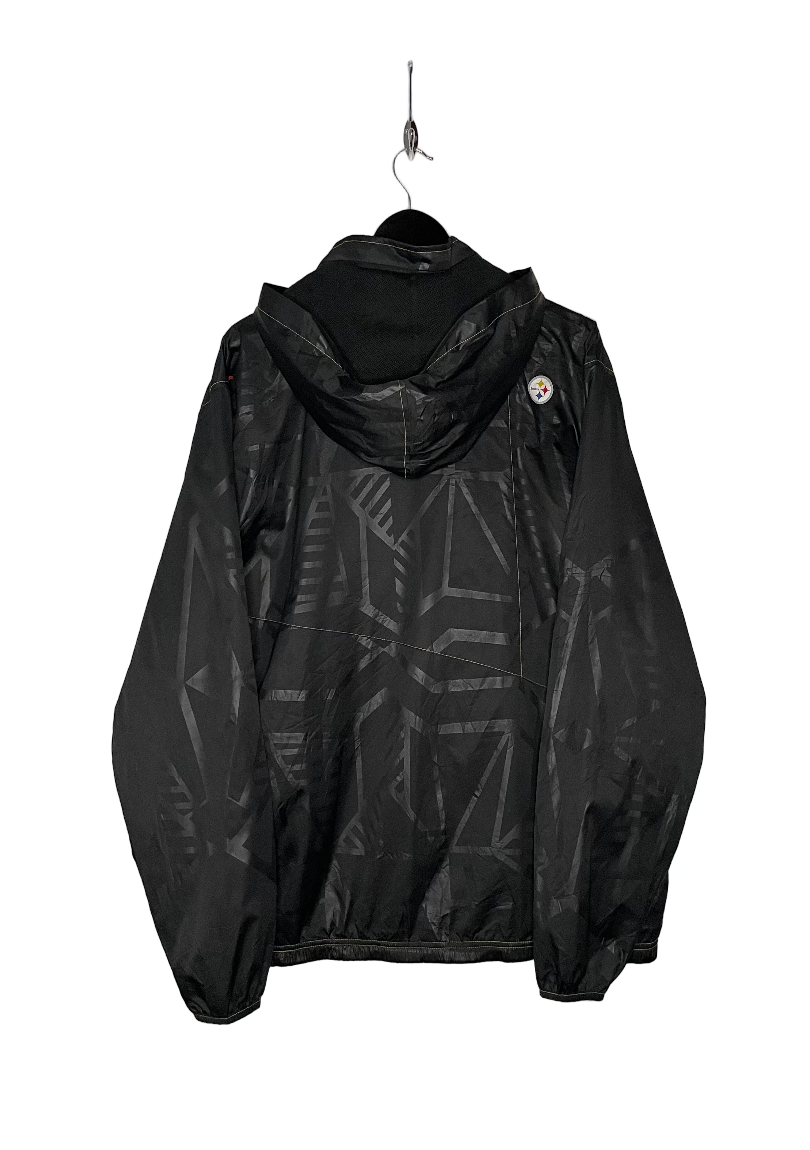 NFL Regenjacke Pittsburgh Steelers Schwarz Größe XL